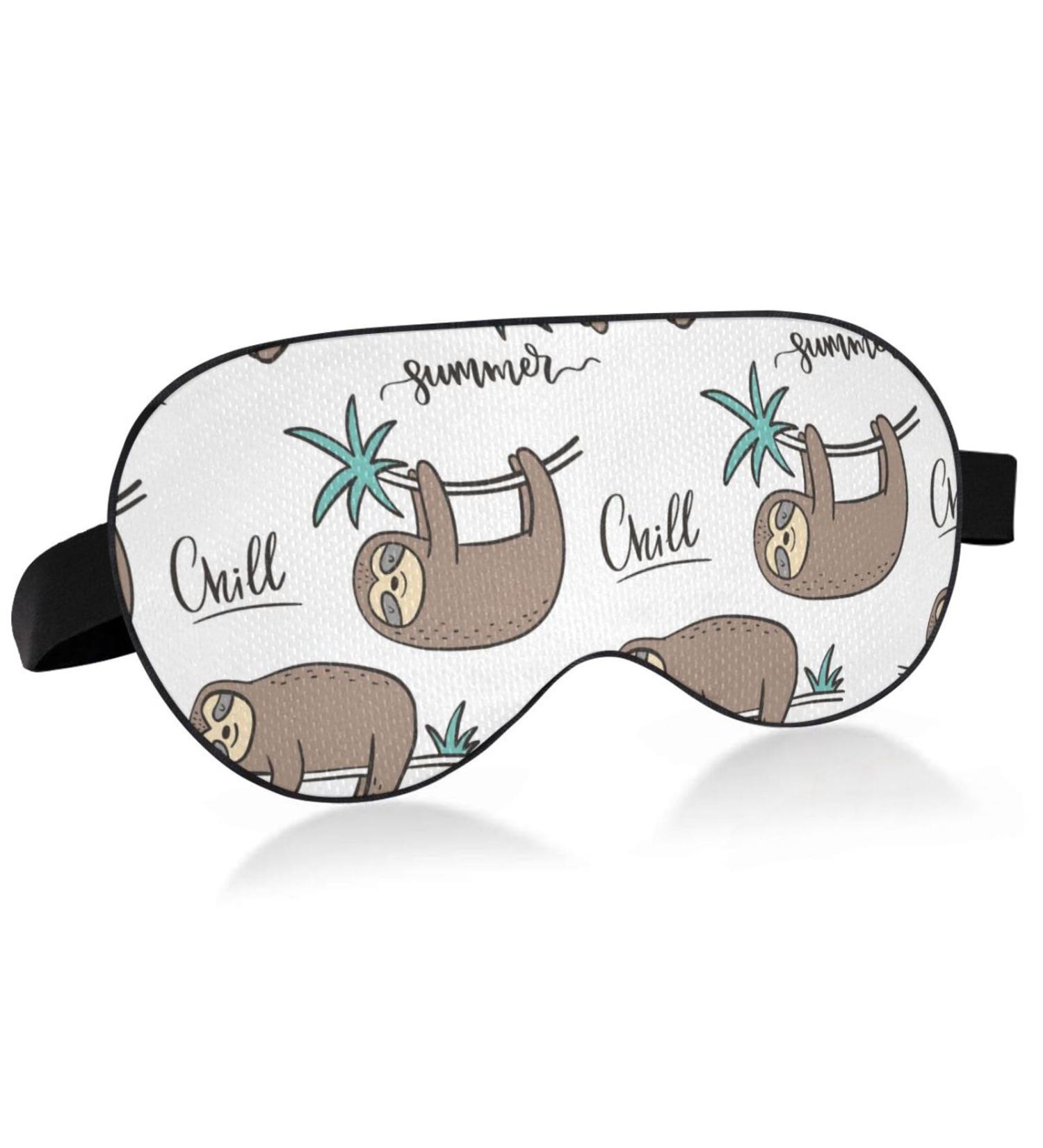 Unisex Haskirky Light Blocking Eye Mask for Deep Sleep | Adjustable & Breathable for Travel, Meditation, and Office Use - Buy Online on SooperMarket.com