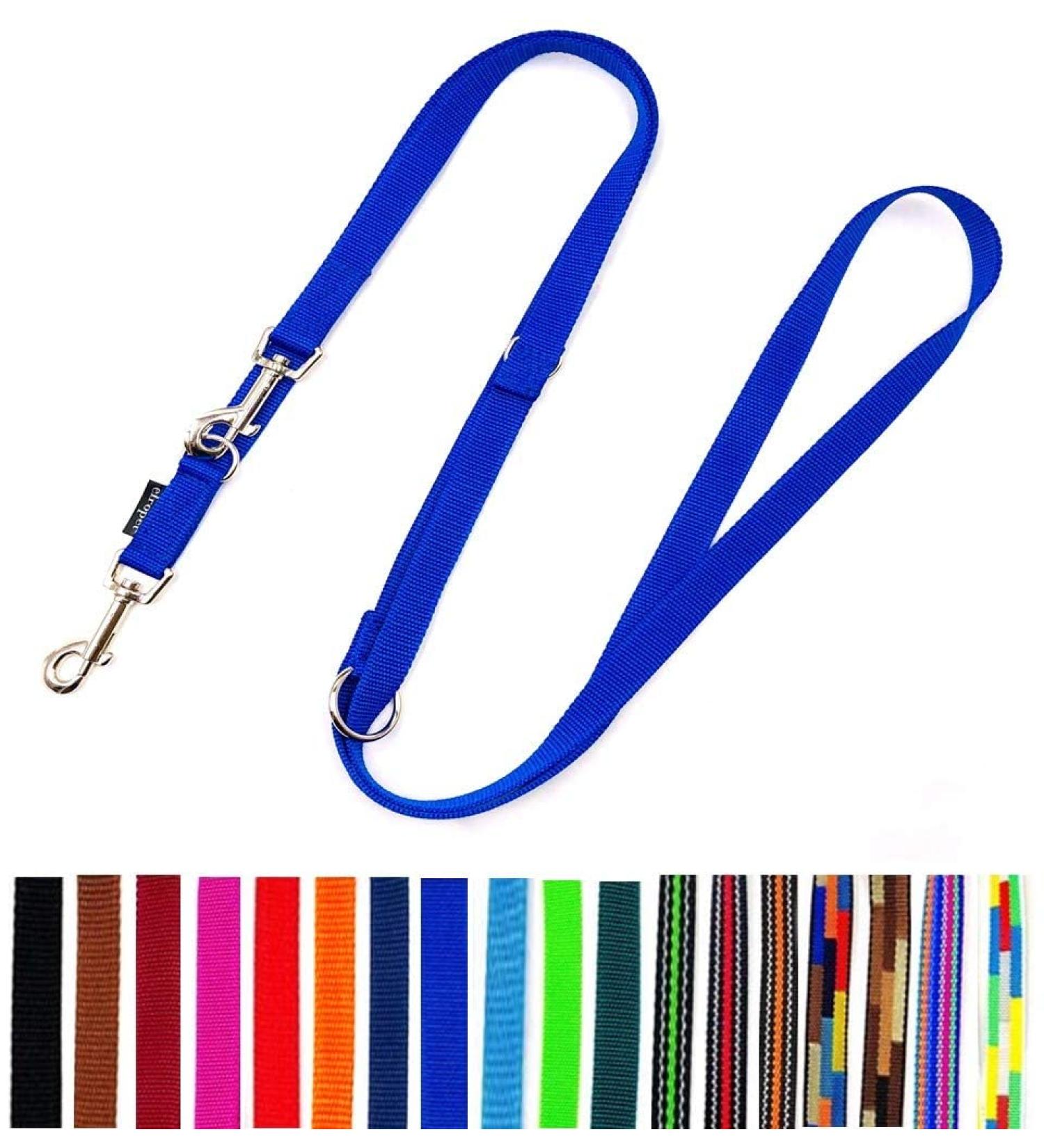 Buy Royal Blue Dog Linen Leash 2m 25mm - Durable & Stylish for All Breeds | International Shipping - Buy Online on SooperMarket.com