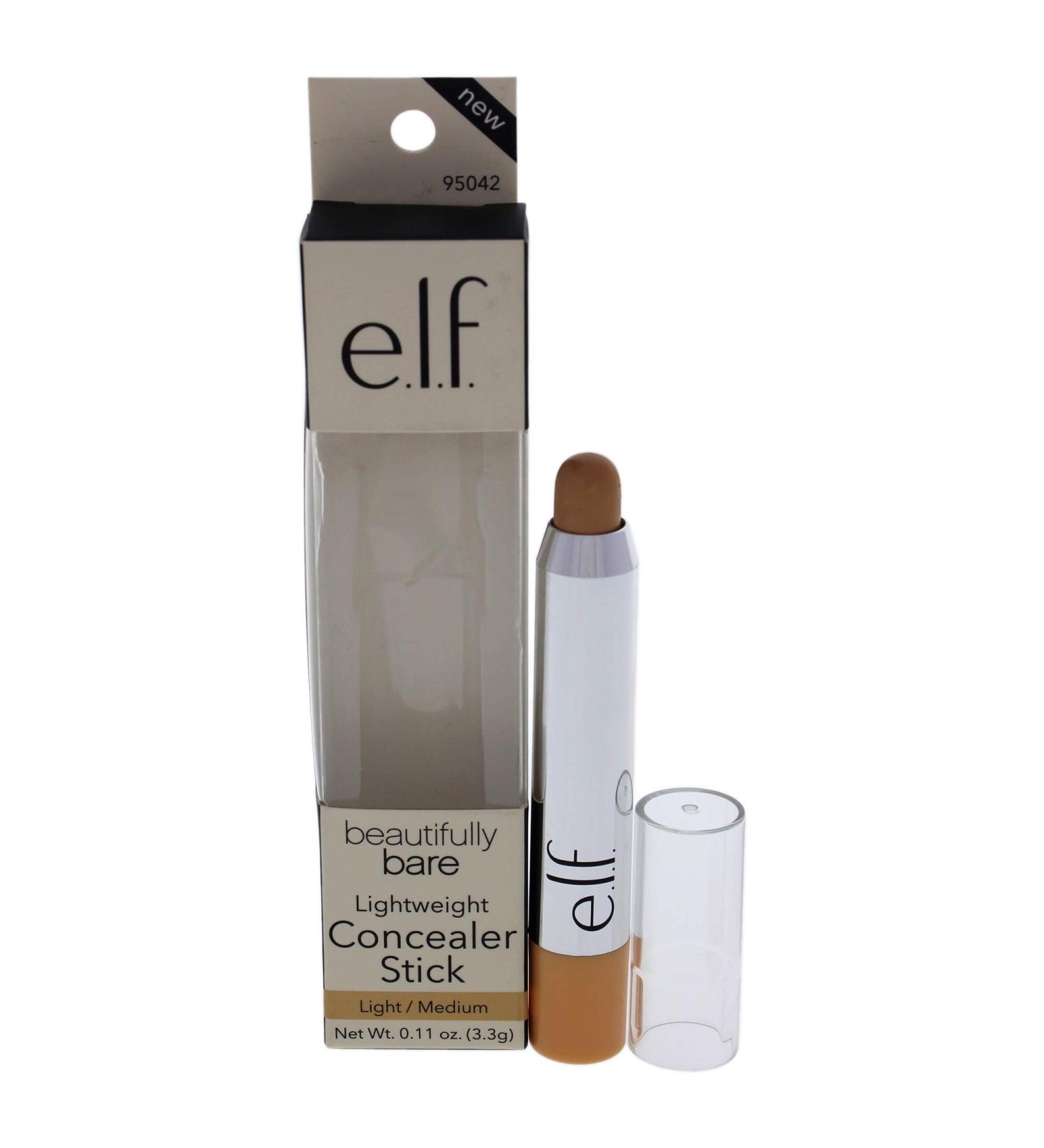e.l.f. Beautifully Bare Lightweight Concealer Stick - Light-Medium 0.11 oz - Buy Online on SooperMarket.com