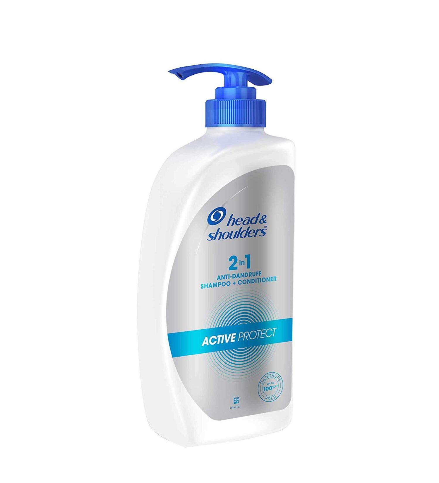 Head & Shoulders 2-in-1 Active Protect Anti-Dandruff Shampoo & Conditioner 650ml | Nourishing Care for Healthy Scalp | International Shipping Available - Buy Online on SooperMarket.com