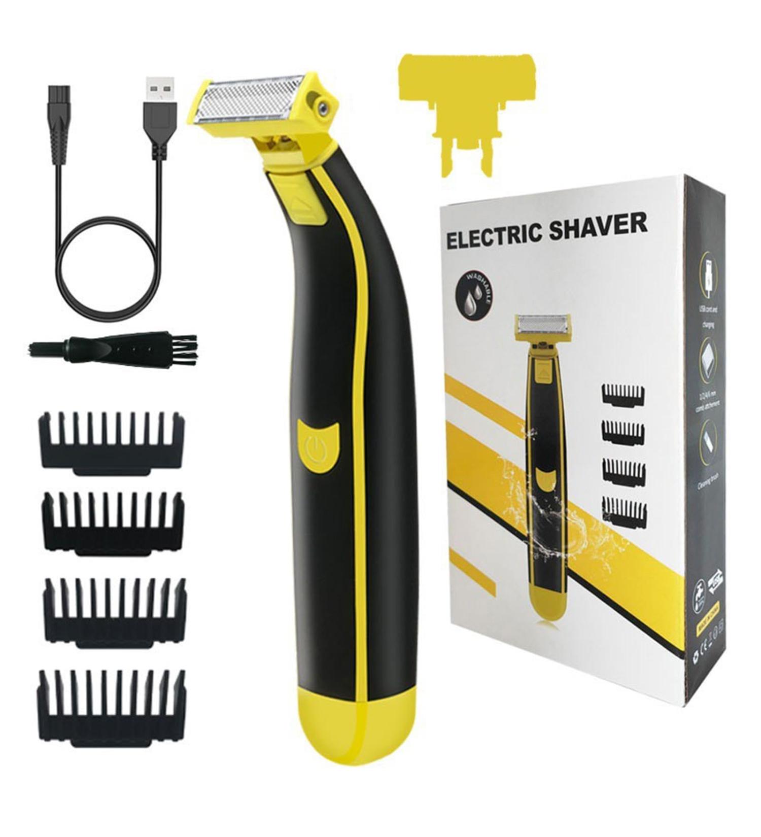 2024 New Men's Electric Shaver Full Body Washed Wet and Dry Shaver Dry Wet Waterproof Mens Rotary Body Groomer Shaver Facial Shaver Ergonomic Body Shaver Electric Beard Trimmer - Buy Online on SooperMarket.com