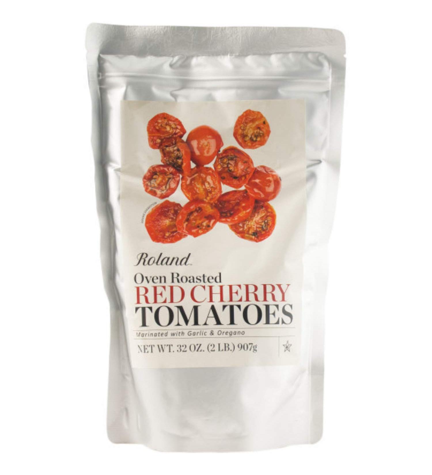 Roland Foods Oven Roasted Tomatoes Marinated with Garlic & Oregano 32oz - Specialty Imported Cherry Tomatoes - Buy Online on SooperMarket.com