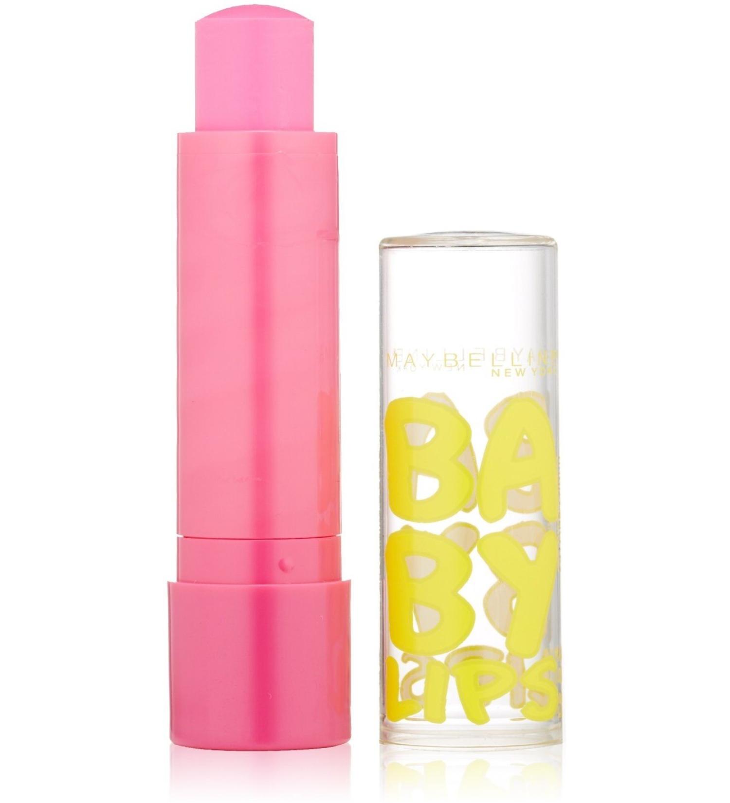 Myb Baby Lips Balm Pink P Size .15 O Maybelline Baby Lips Balm Pink Punch .15 Oz