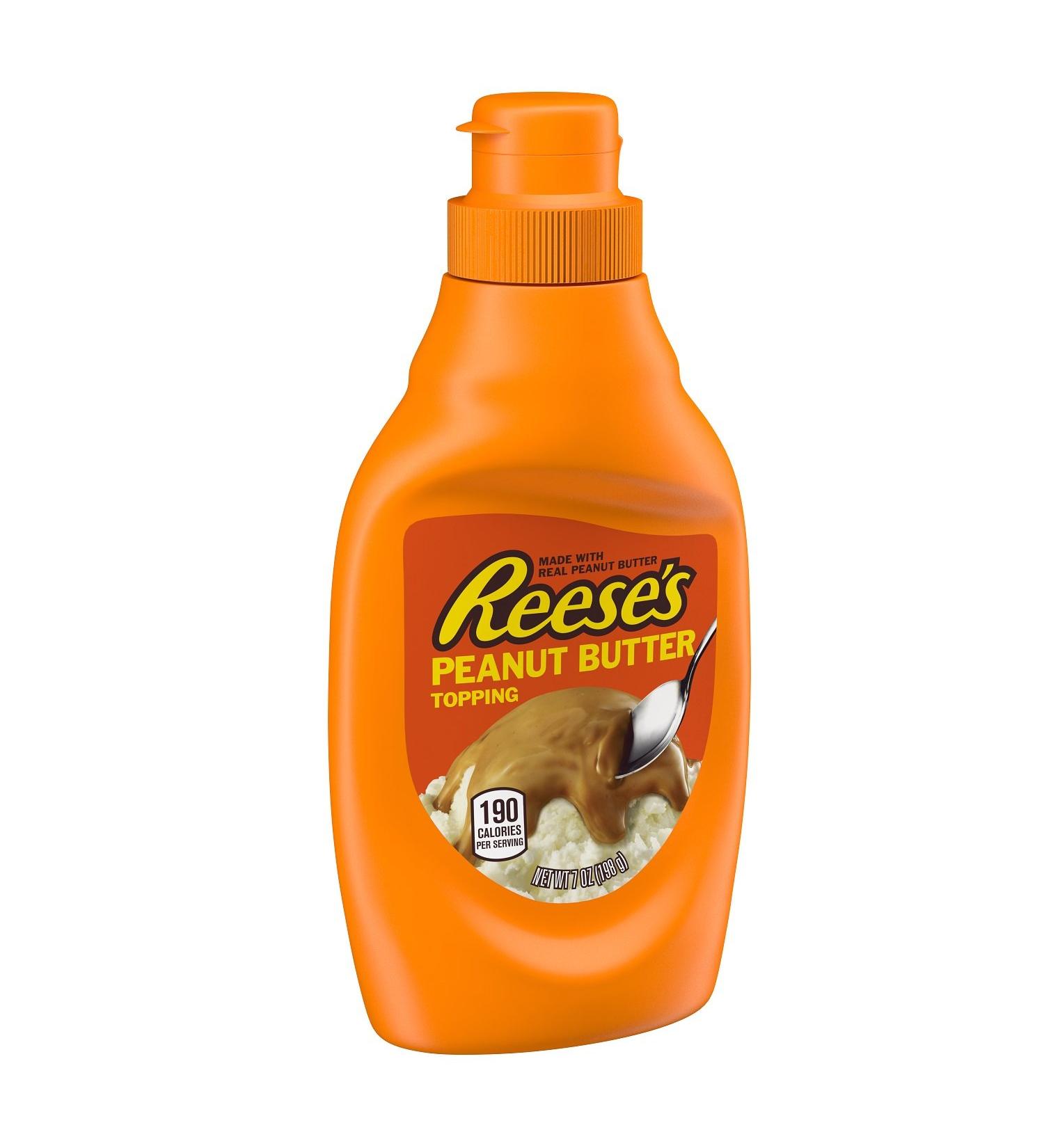 REESE'S Peanut Butter Topping - 7oz | Delicious Ice Cream Sundae Sauce - Buy Online on SooperMarket.com
