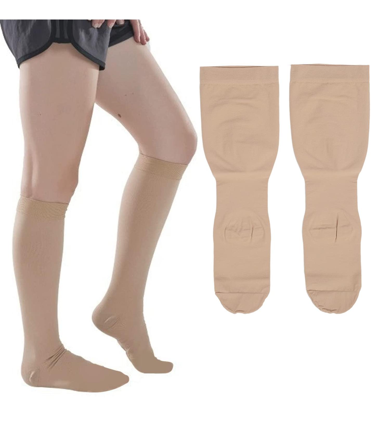 Knee High Plus Size Varicose Vein Compression Stockings 23-32 mmHg | 3XL Support - Buy Online on SooperMarket.com
