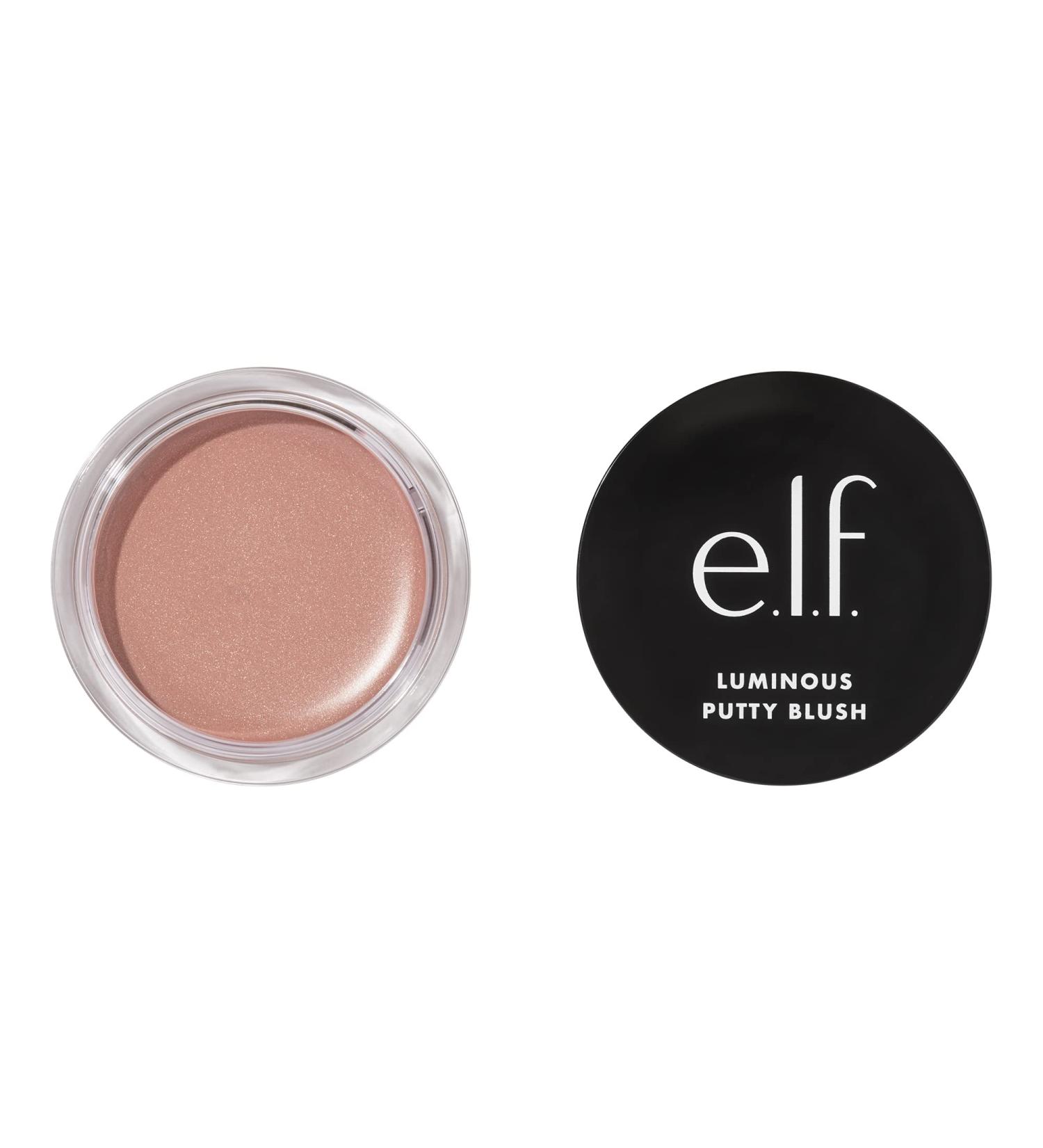 e.l.f. Luminous Putty Blush - Vegan & Cruelty-Free Creamy Blush with Shimmer Finish - Maui - Buy Online on SooperMarket.com