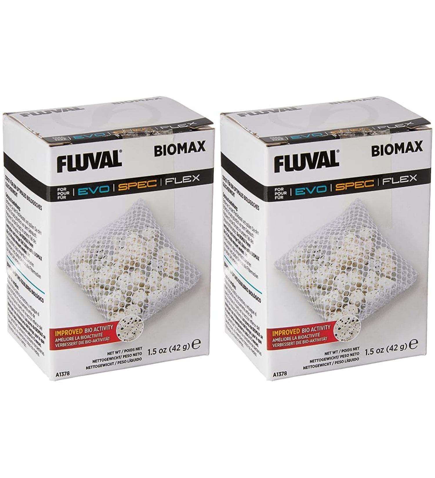 Fluval Biomax Organic Rings - 42g (2 Pack) for Flex & Spec Aquariums - Premium Bacteria Filter Media - Buy Online on SooperMarket.com