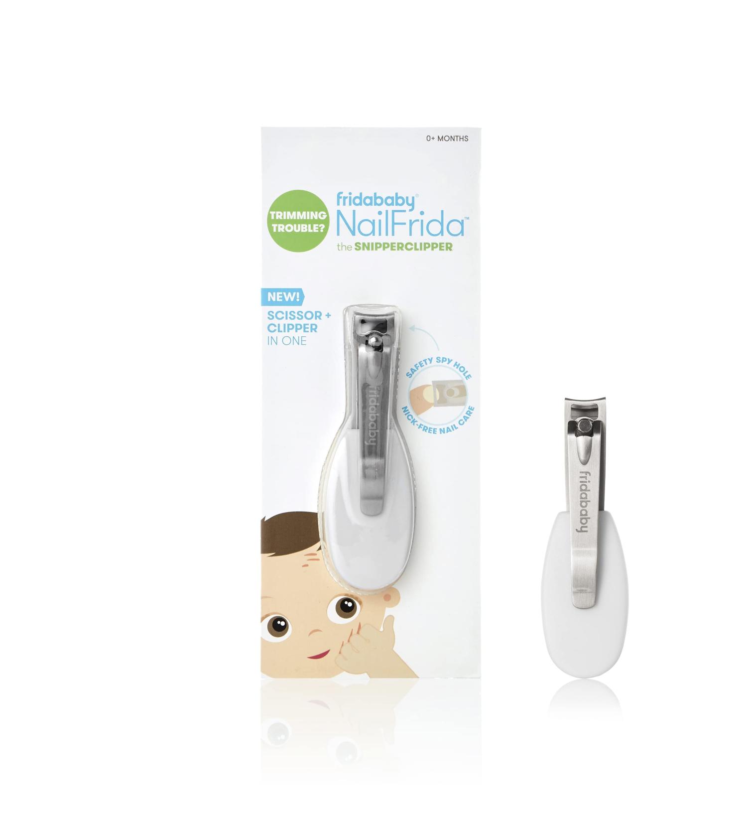 NailFrida SnipperClipper by Fridababy - Baby Nail Clipper with Safety Spyhole for Newborns & Up - Buy Online on SooperMarket.com