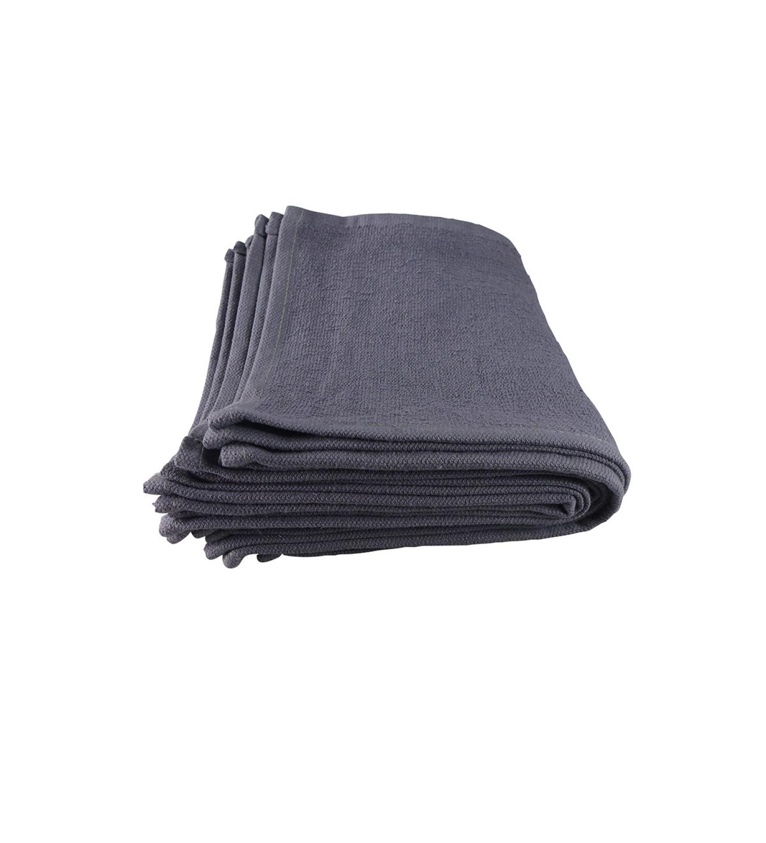 Comair 7001199 Eye cloth anthracite 100% cotton 30 x 15 cm 10 pieces bag