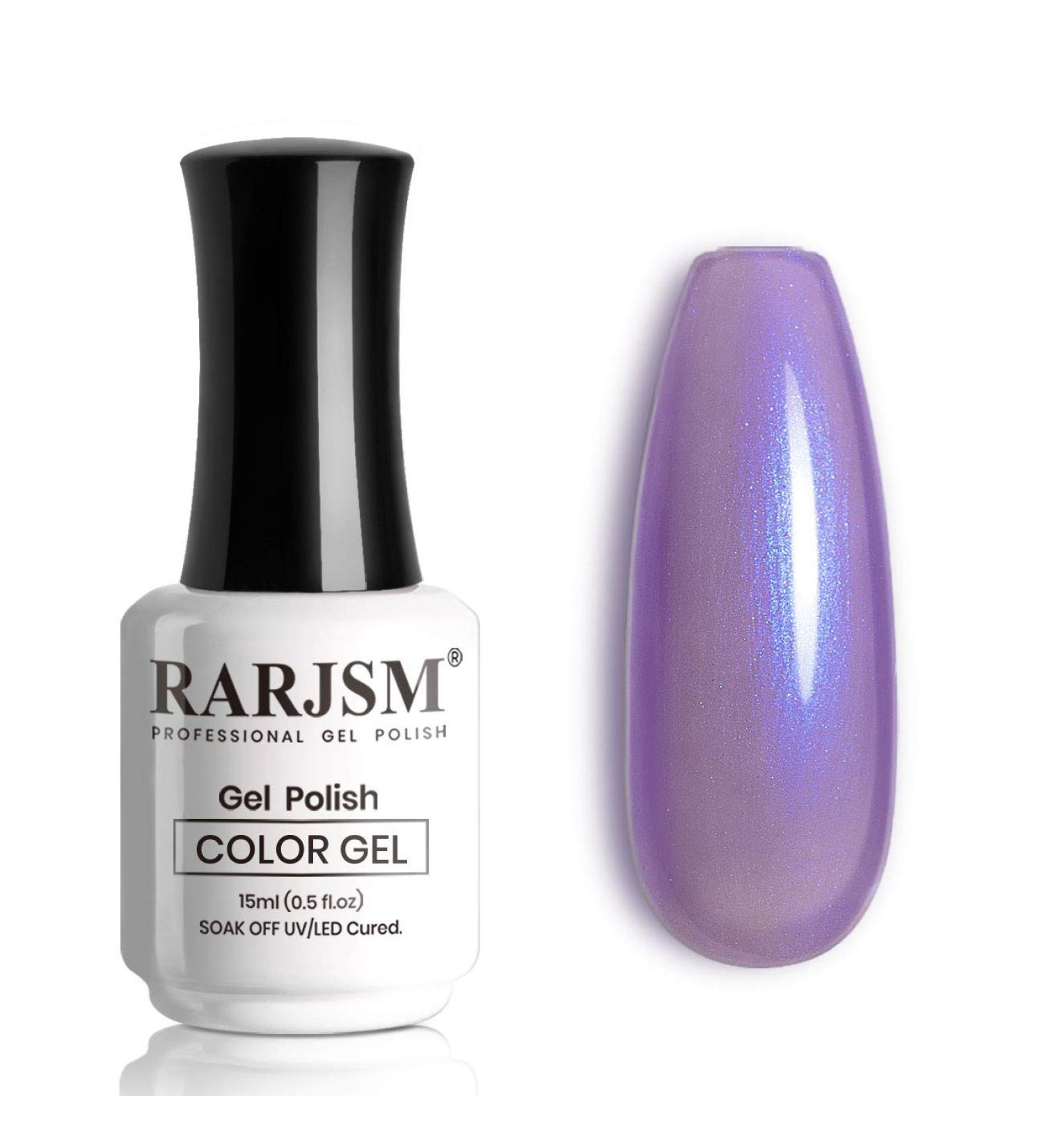 Pearl Lavender Gel Nail Polish 15ML | Quick Dry Shell Shiny Varnish for Nail Starter | RARJSM RAR101 - Buy Online on SooperMarket.com
