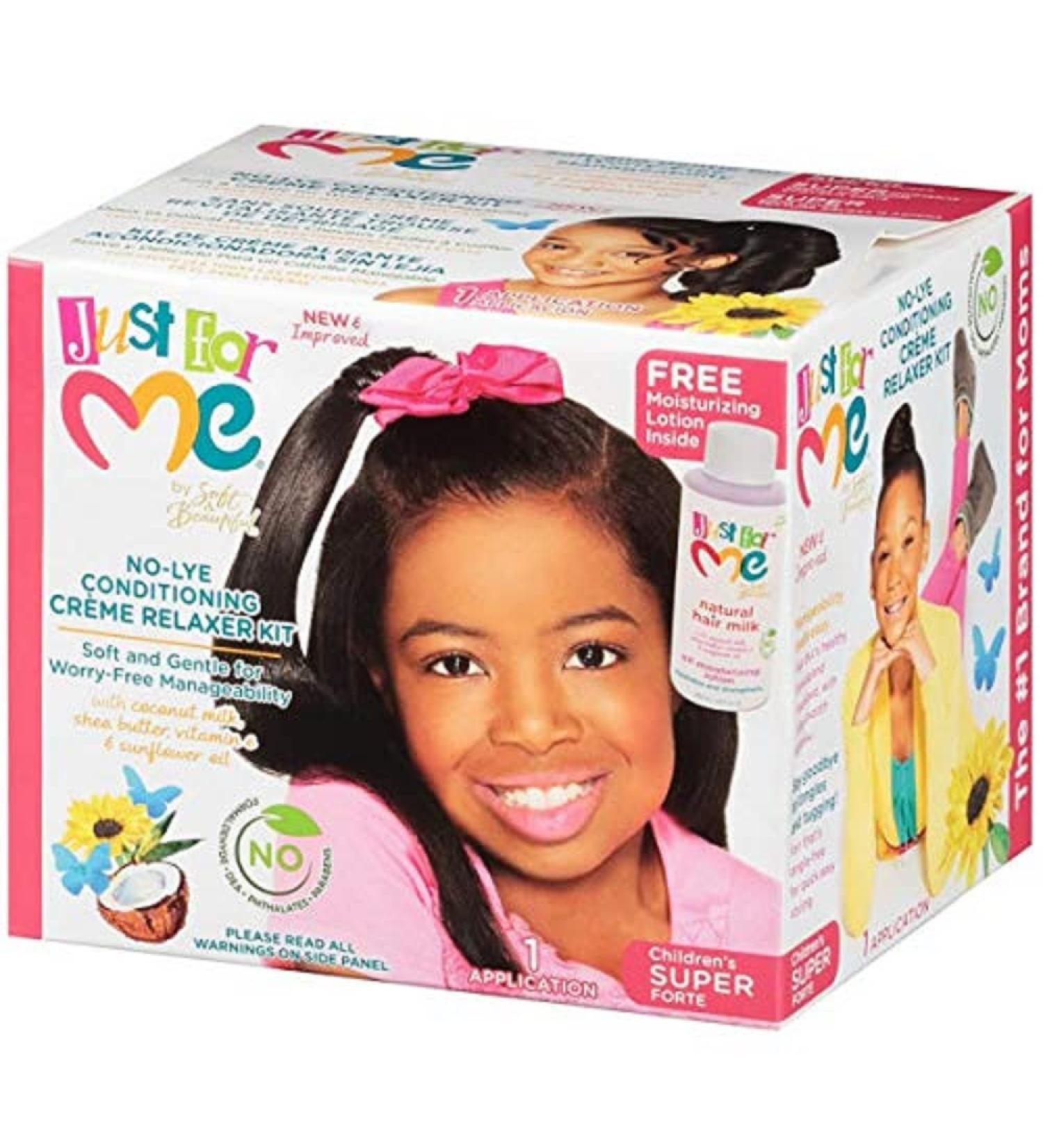 Just For Me Nolye Conditioning Creme Relaxer Super Kit 1 Count (449405) - Buy Online on SooperMarket.com