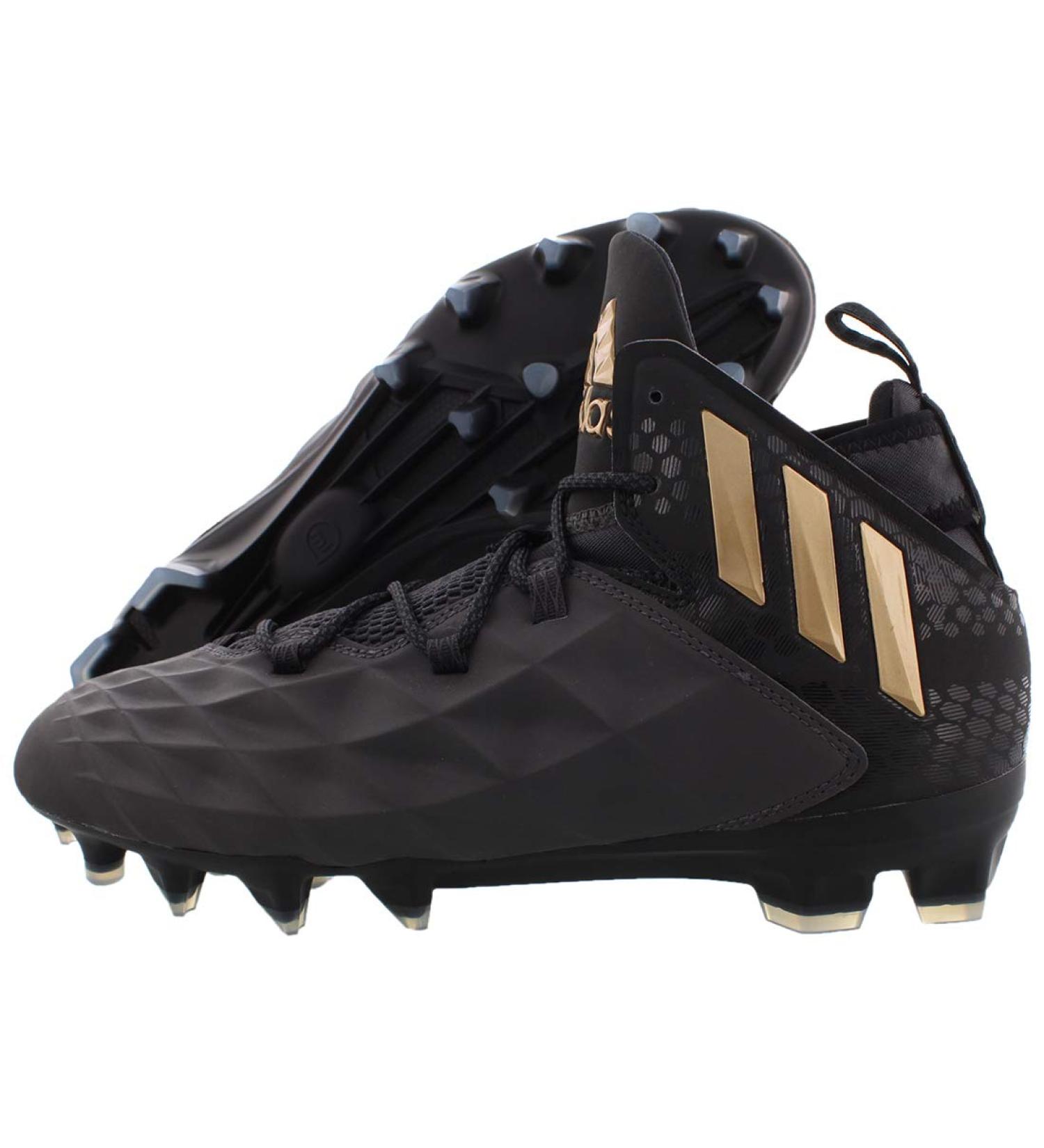 Adidas Freak Lax Mid Lacrosse Cleat 12 - Utility Black/Copper Metallic/Core Black - Buy Online on SooperMarket.com