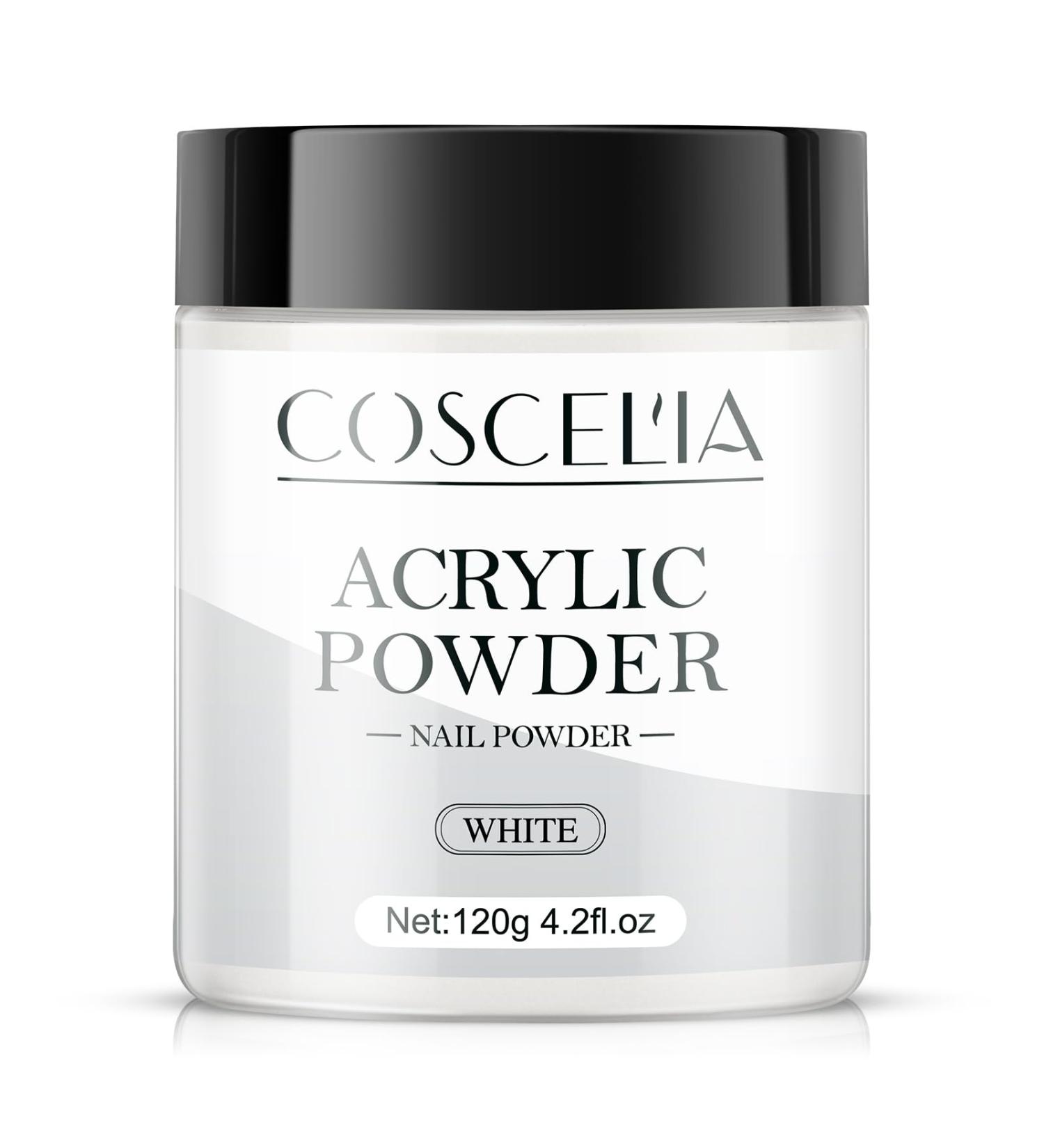 COSCELIA 3D Nail Extensions Powder - White 120g | No Lamp Required | Fast International Shipping - Buy Online on SooperMarket.com
