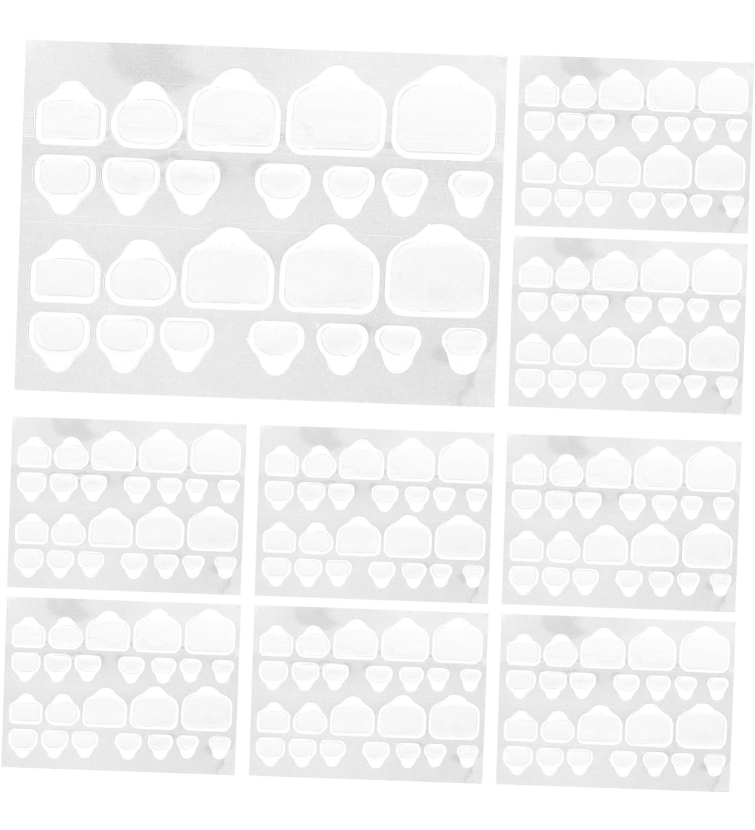 HAPINARY 20 Sheets Artificial Nails Medium Length Nail Glue Tabs Nail Adhesive Glue on Nails Medium Length Nail Sticky Tabs Nail Glue Stickers for Press on Nails Sticker Nails Nail Tabs - Buy Online on SooperMarket.com