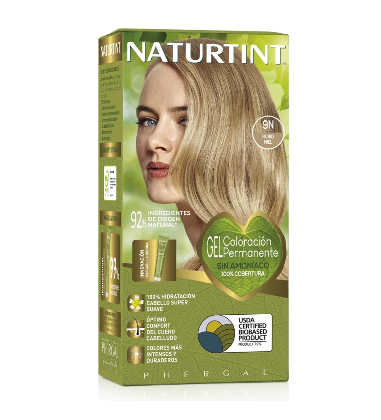 Natureint Hair Color 9N Honeyblond 170ml - Ammonia-Free & Naturally Enriched - Buy Online on SooperMarket.com