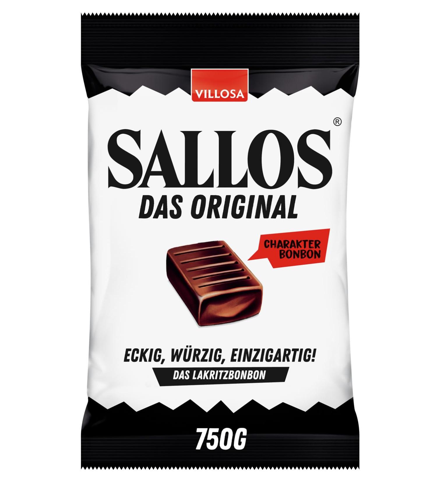 Sallos Original Licorice Candy - 750g Vegan Herbal Treat Large Benefit Pack Natural Spicy Licorice - International Shipping - Buy Online on SooperMarket.com