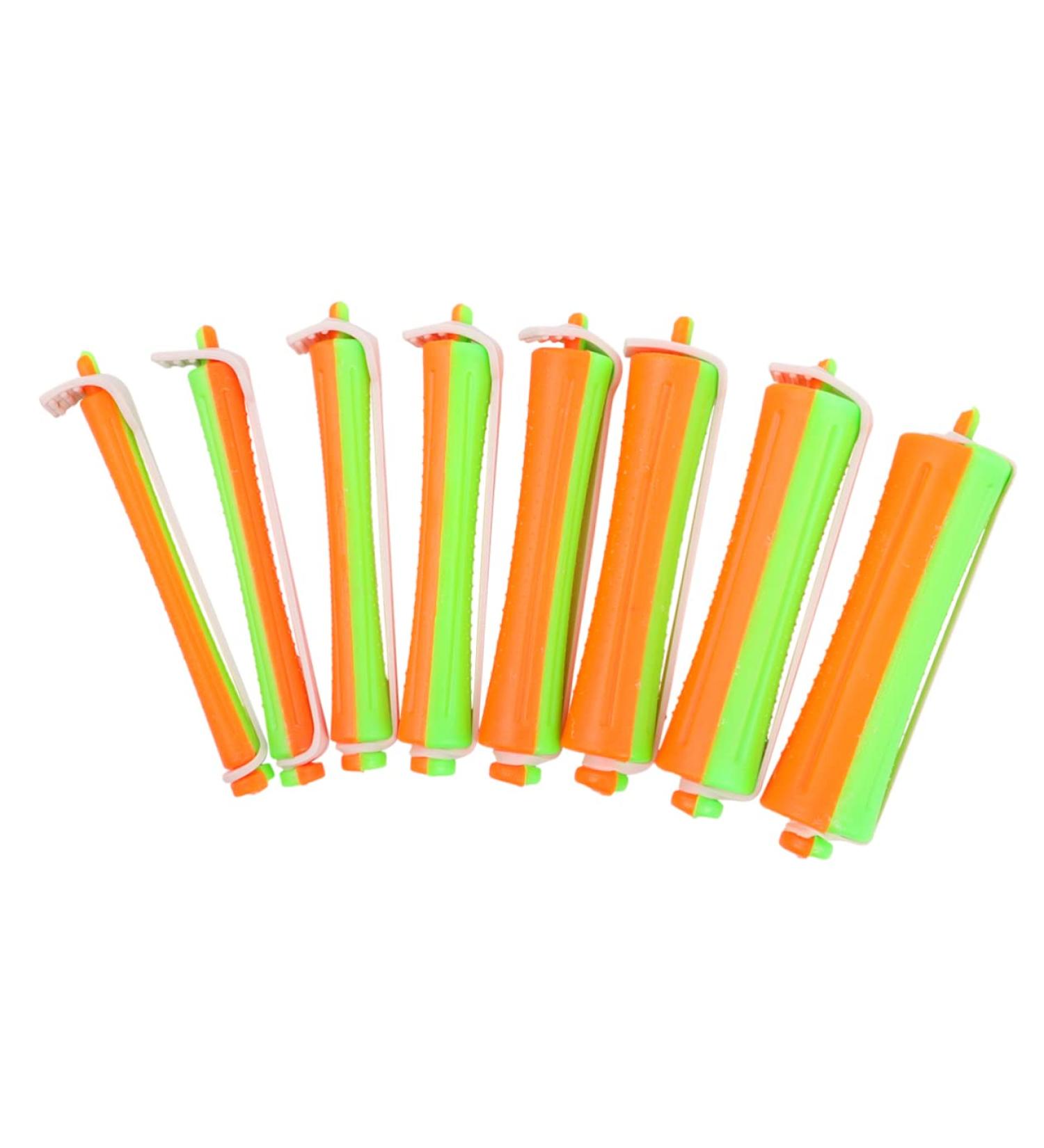 NOLITOY 8set 80pcs Curling Iron Hair Rollers Curling Wand Fashionable Hair Curler Two-color Rubber Band - Buy Online on SooperMarket.com
