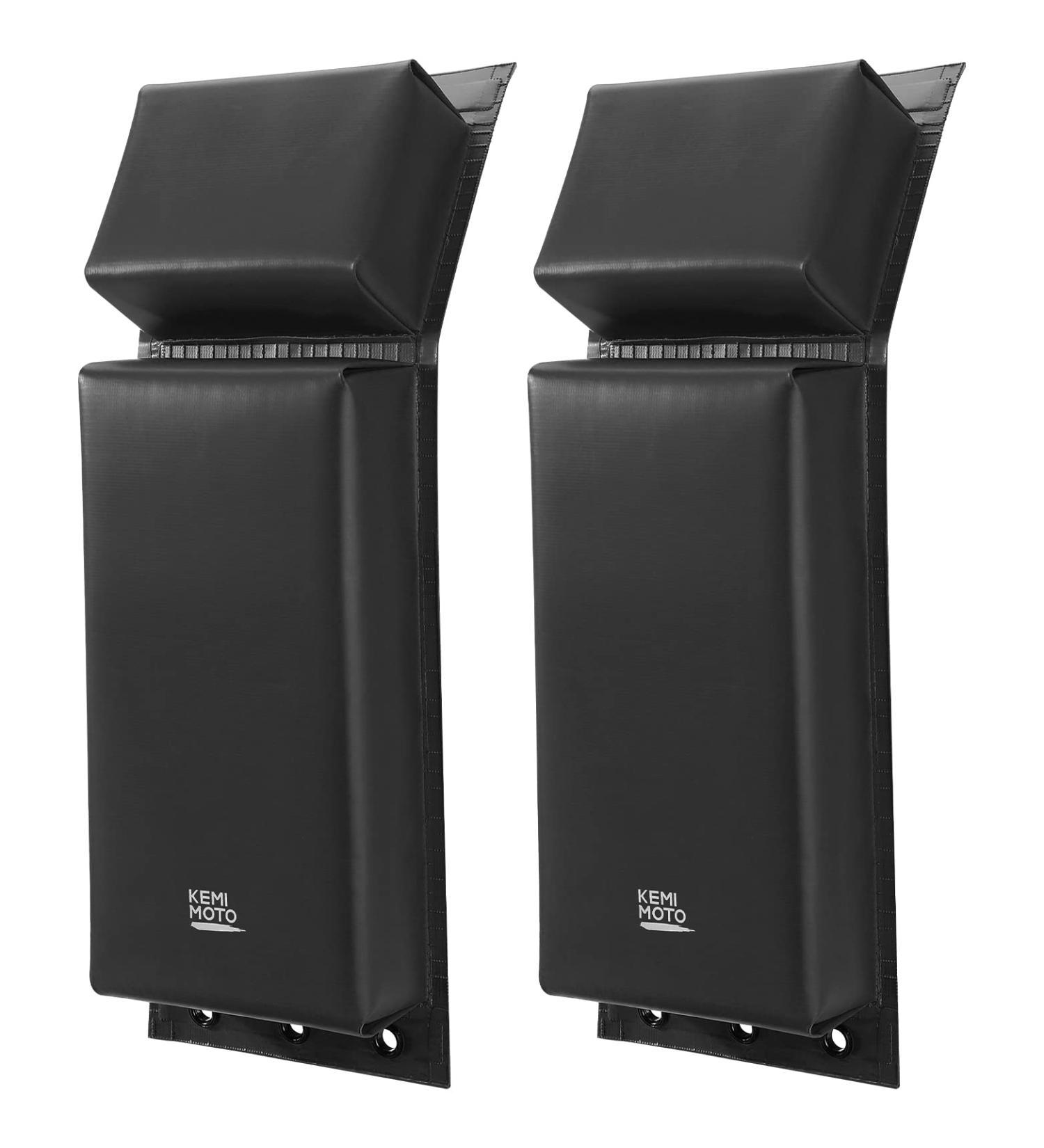 Kemimoto PWC Boat Fenders (Black) - 18x6.5x2.4 - Boat Bumpers for Jet Ski Docking - Buy Online on SooperMarket.com