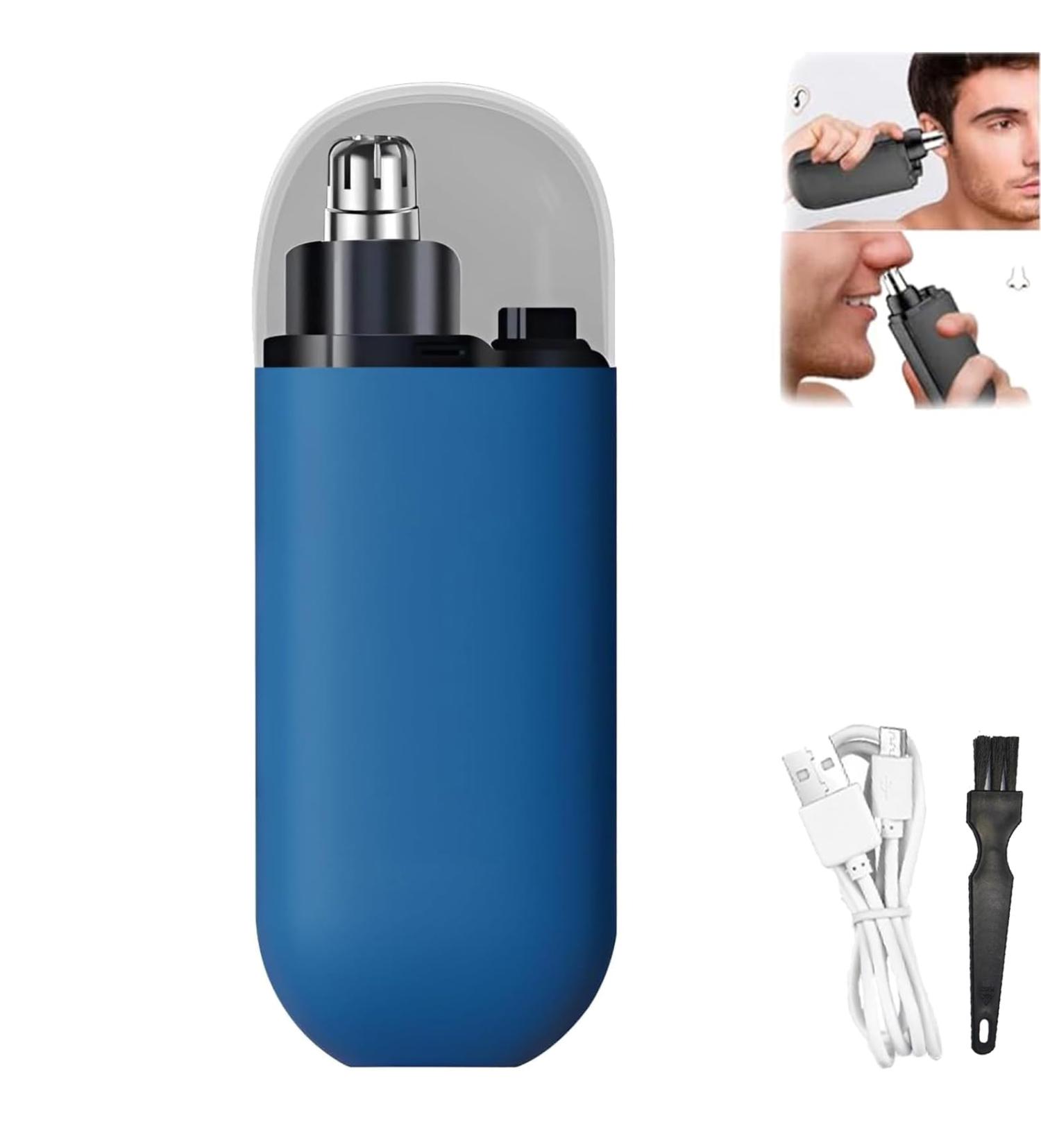 LONGLUAN Gelmalls Nose Trimmer Portable Nose Hair Trimmer Painless & Precision 2024 New Rechargeable Portable Nose Hair Trimmer Washabl Easy Cleansing Nose Hair Trimmer for Travel (Blue) - Buy Online on SooperMarket.com