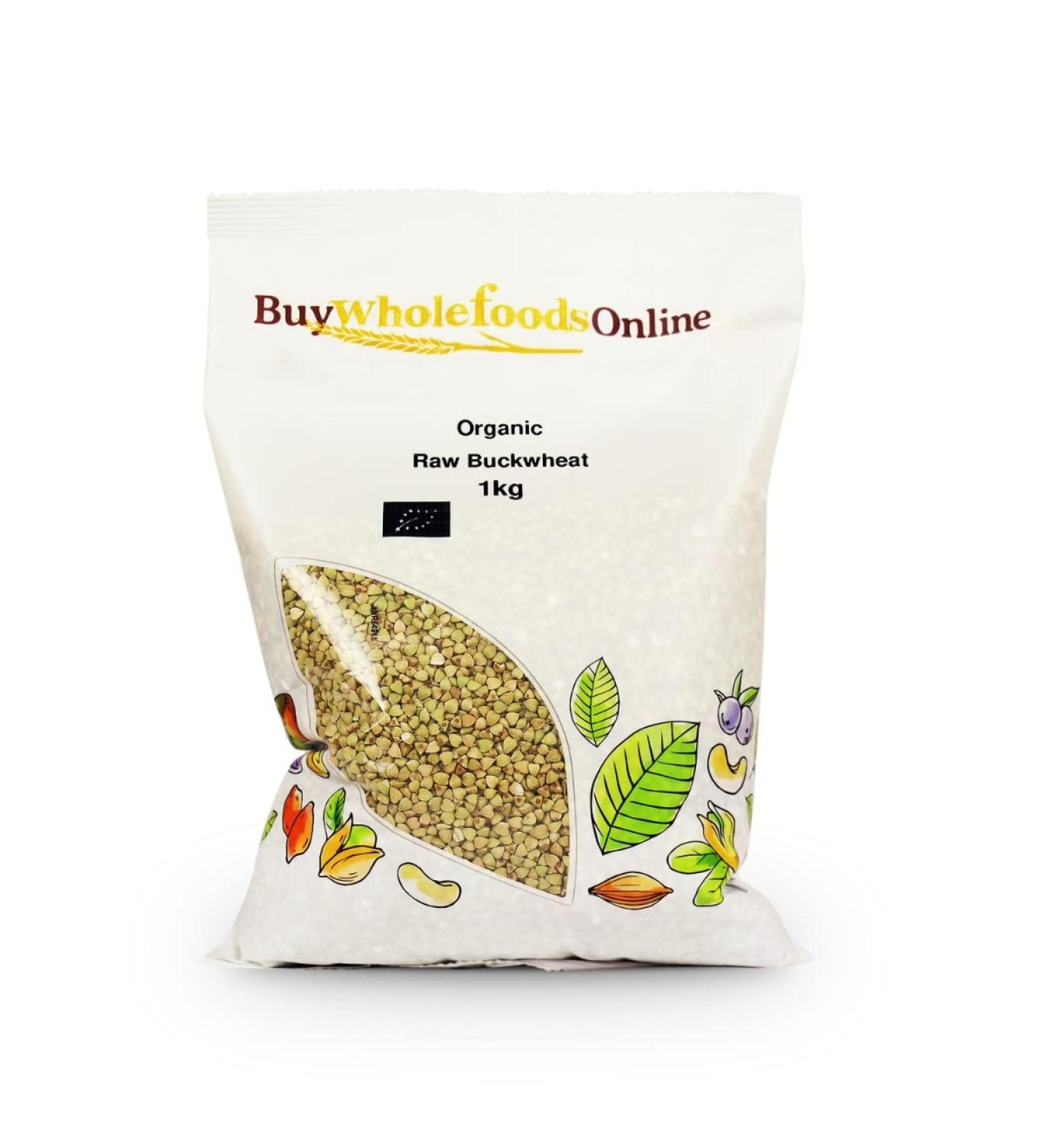 Organic Buckwheat Raw 1kg (BWFO)