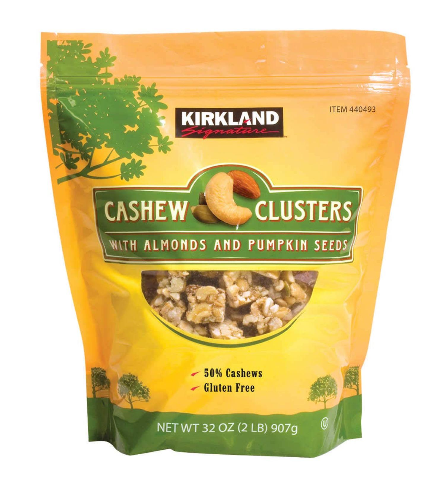 Kirkland Signature Cashew Clusters - 907g - PACK OF 2