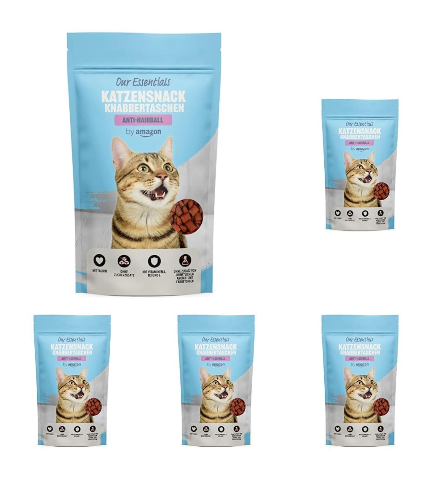 Amazon Cat Snack - Beef & Malt Anti-Hairball 70g (Pack of 5) - International Shipping Available - Buy Online on SooperMarket.com