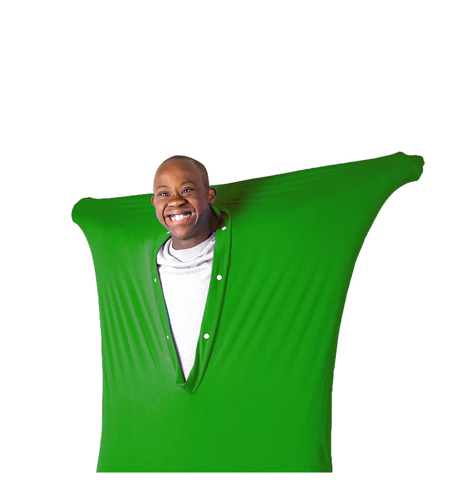 ZYUBOESO Compression Sock with Sensory Sack Body Sock - Calming Therapy Blanket for Stress Relief, Anxiety, Autism, ADHD - Tactile Items for Therapeutic Play | Green XL/X-Large - Buy Online on SooperMarket.com