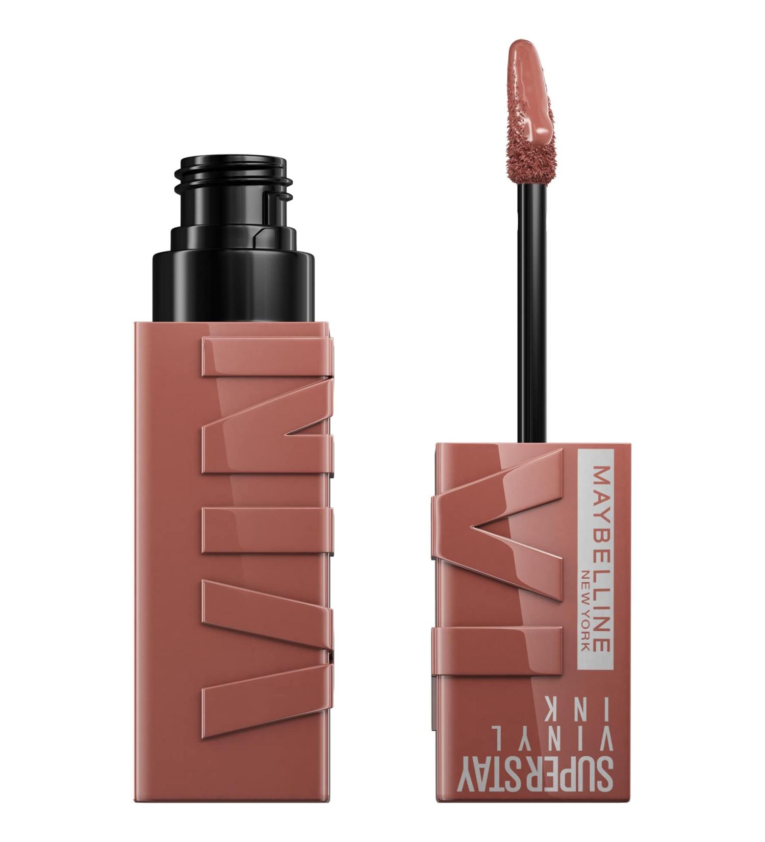 Maybelline SuperStay Vinyl Ink Liquid Lipstick - Punchy 120 | Long-Lasting & Smudge-Free Formula - Buy Online on SooperMarket.com