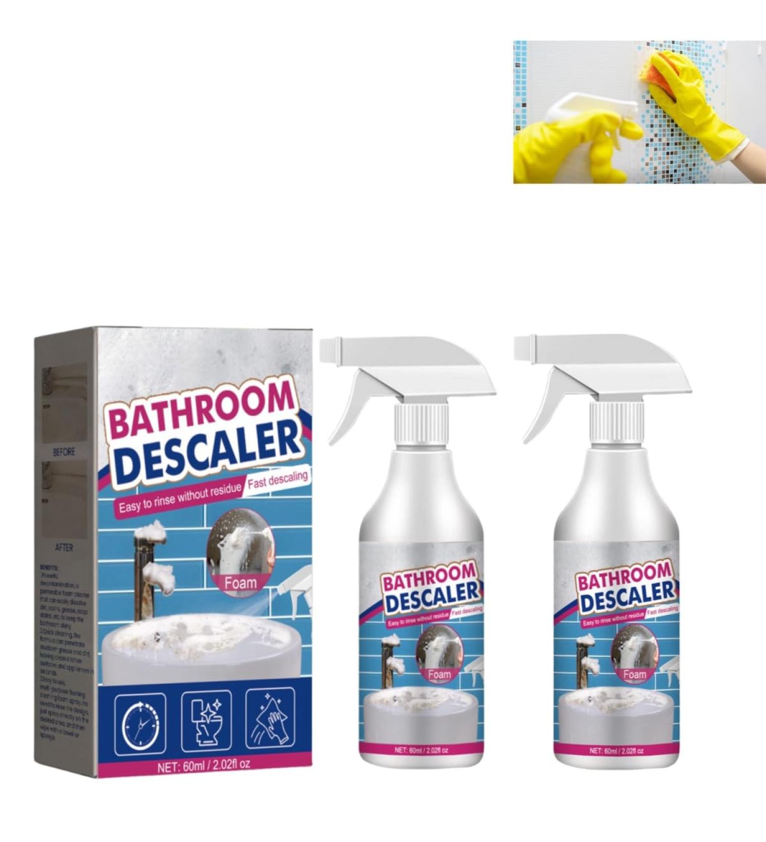 2024 New Bathroom Cleaner Powerful Glass Cleaner Toilet Spray Cleaner Bathroom descaling Cleaner Spray no Rinse Scrub Daily Bathroom Cleaner - Buy Online on SooperMarket.com