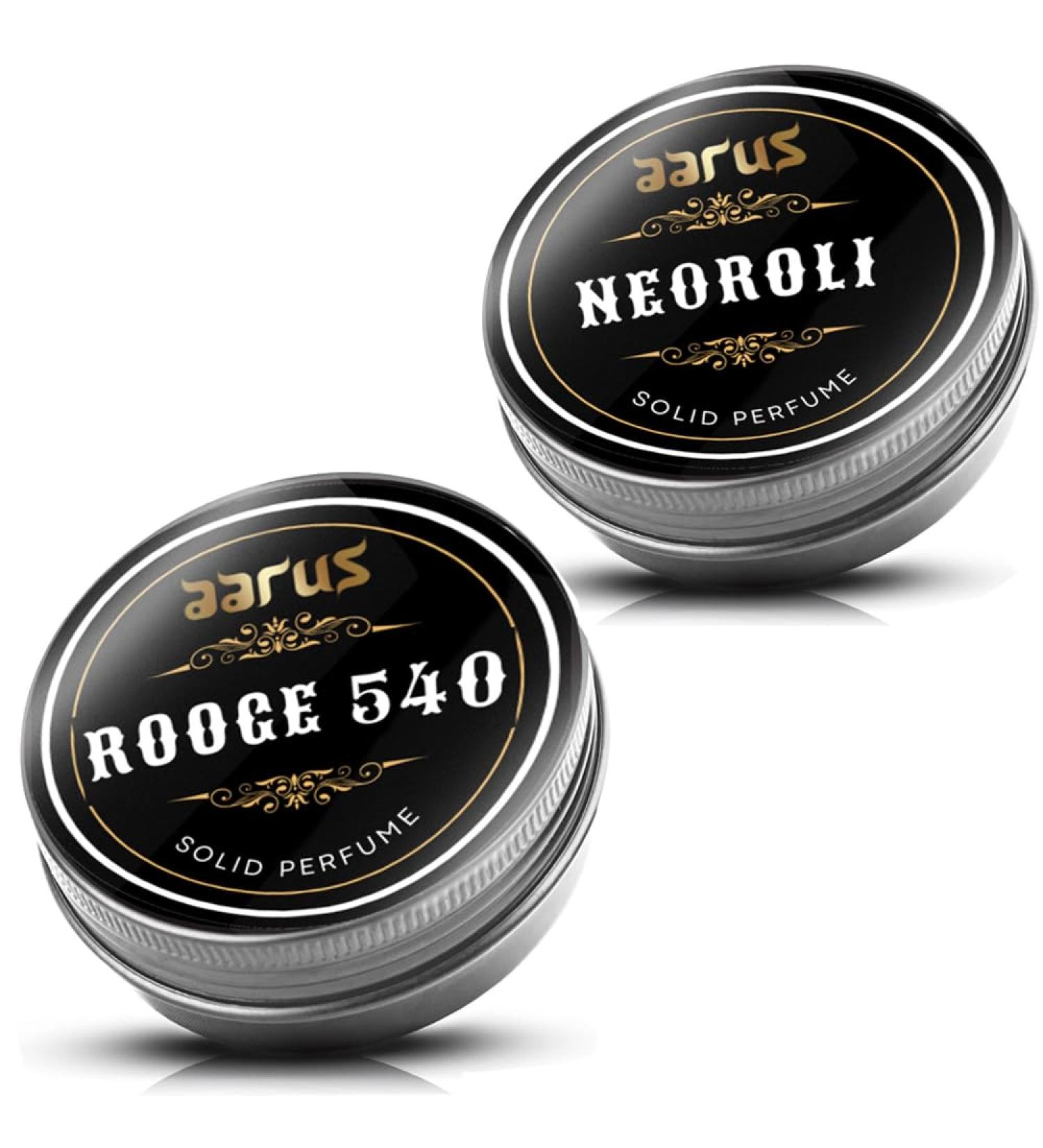 BlueQueen Solid Perfume with Cedar Wood Clary Sage Vetiver Sandalwood Cologne Balm for Men And Women Cologne Balm/2 PCS Rooge 540 And Neoroli Solid Perfume - Buy Online on SooperMarket.com