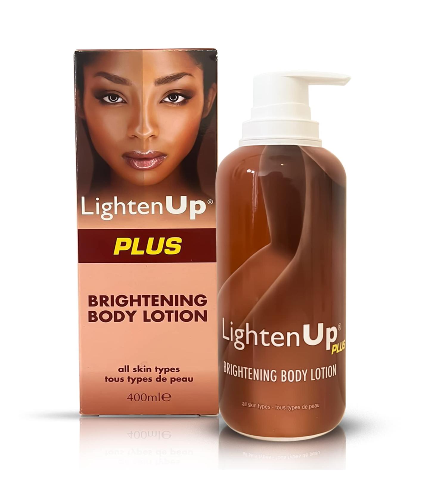 LightenUp Skin Brightening Lotion 13.5 Fl oz - Hyperpigmentation Body Cream with Jamaican Castor Oil and Shea Butter - Buy Online on SooperMarket.com
