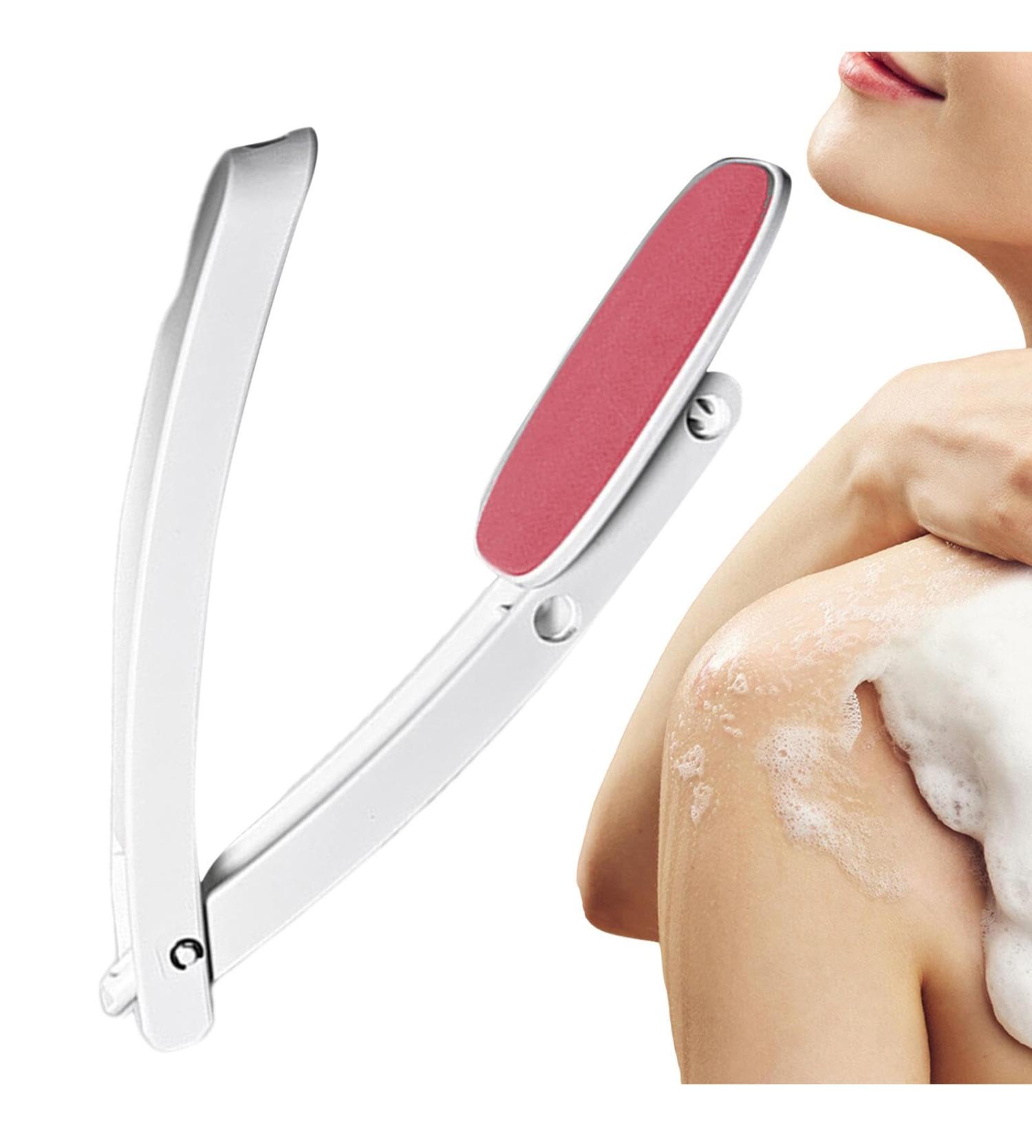 Back Applicator Folding Back Brush for Cream Back Moisturizer Applicator Long Handled Lotion Applicator for Medicine Skin Cream Sunscreen Pink - Buy Online on SooperMarket.com