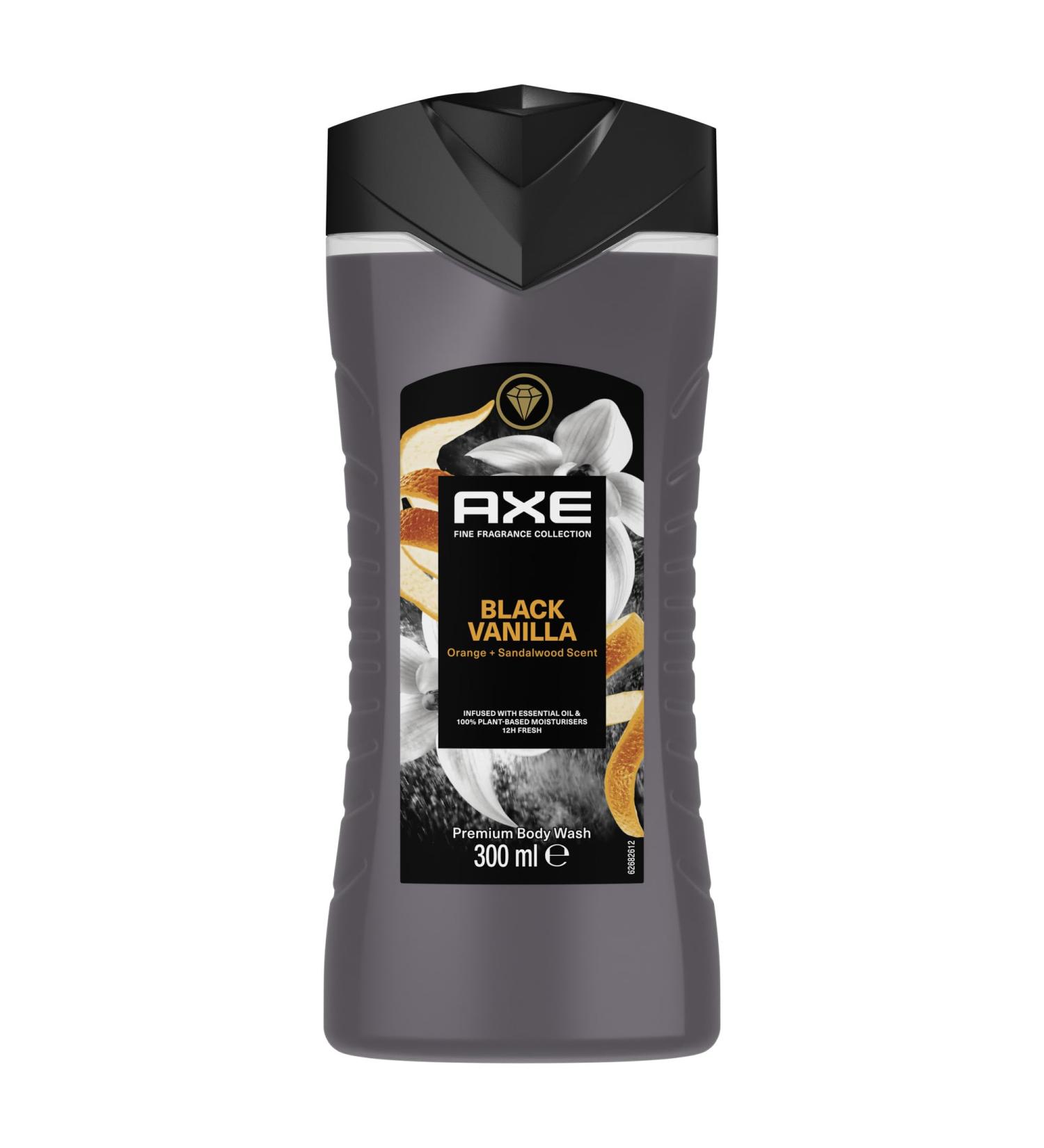 AXE Fine Fragrance Collection Black Vanilla Shower Gel - 300ml | Long-lasting Freshness & Spectacular Aroma | Premium International Shipping - Buy Online on SooperMarket.com