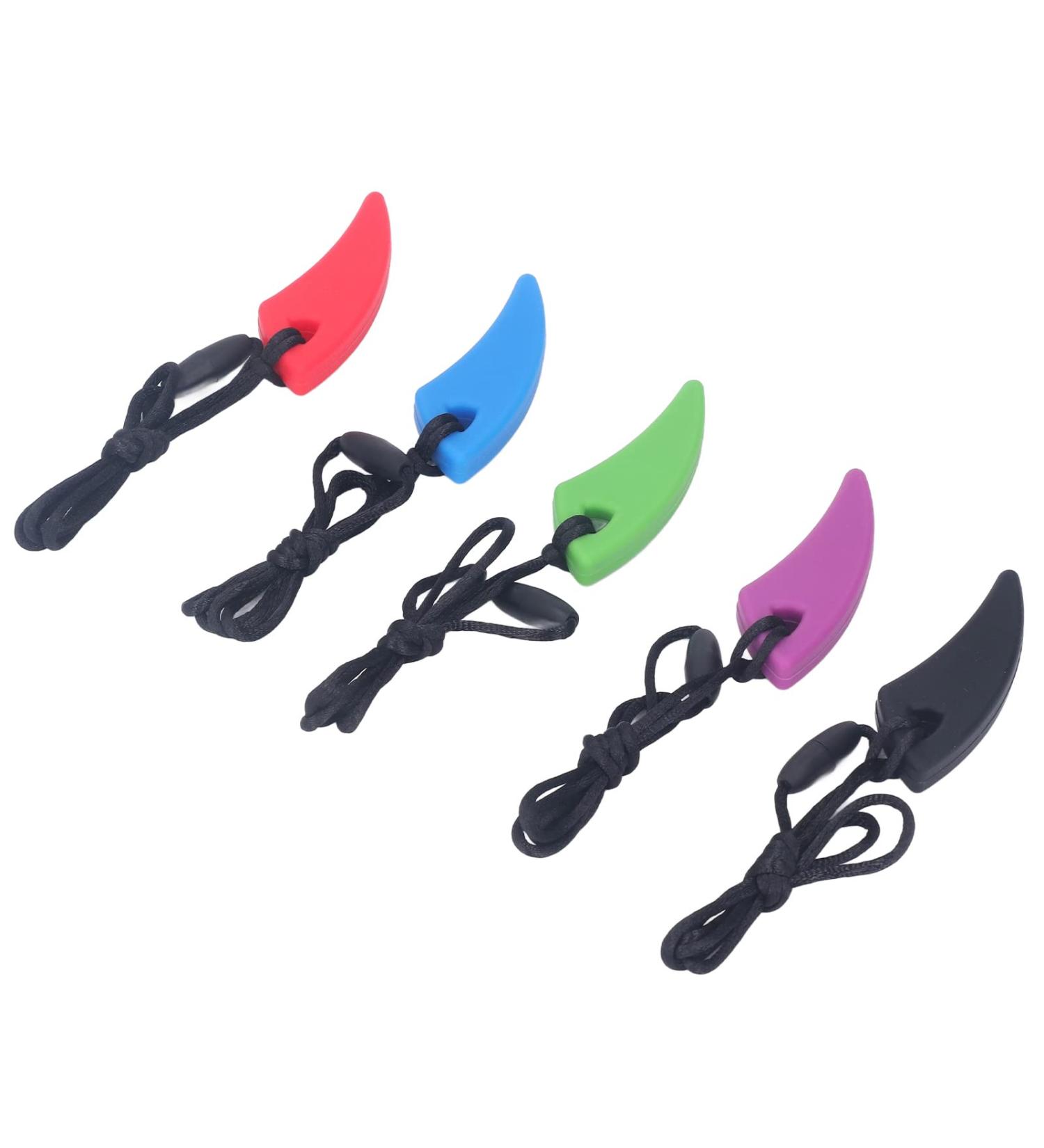 Sensory Chewable Tablets - Heat Resistant Silicone Tooth Shape 5 Pack | Perfect for PDD - Shop Internationally - Buy Online on SooperMarket.com
