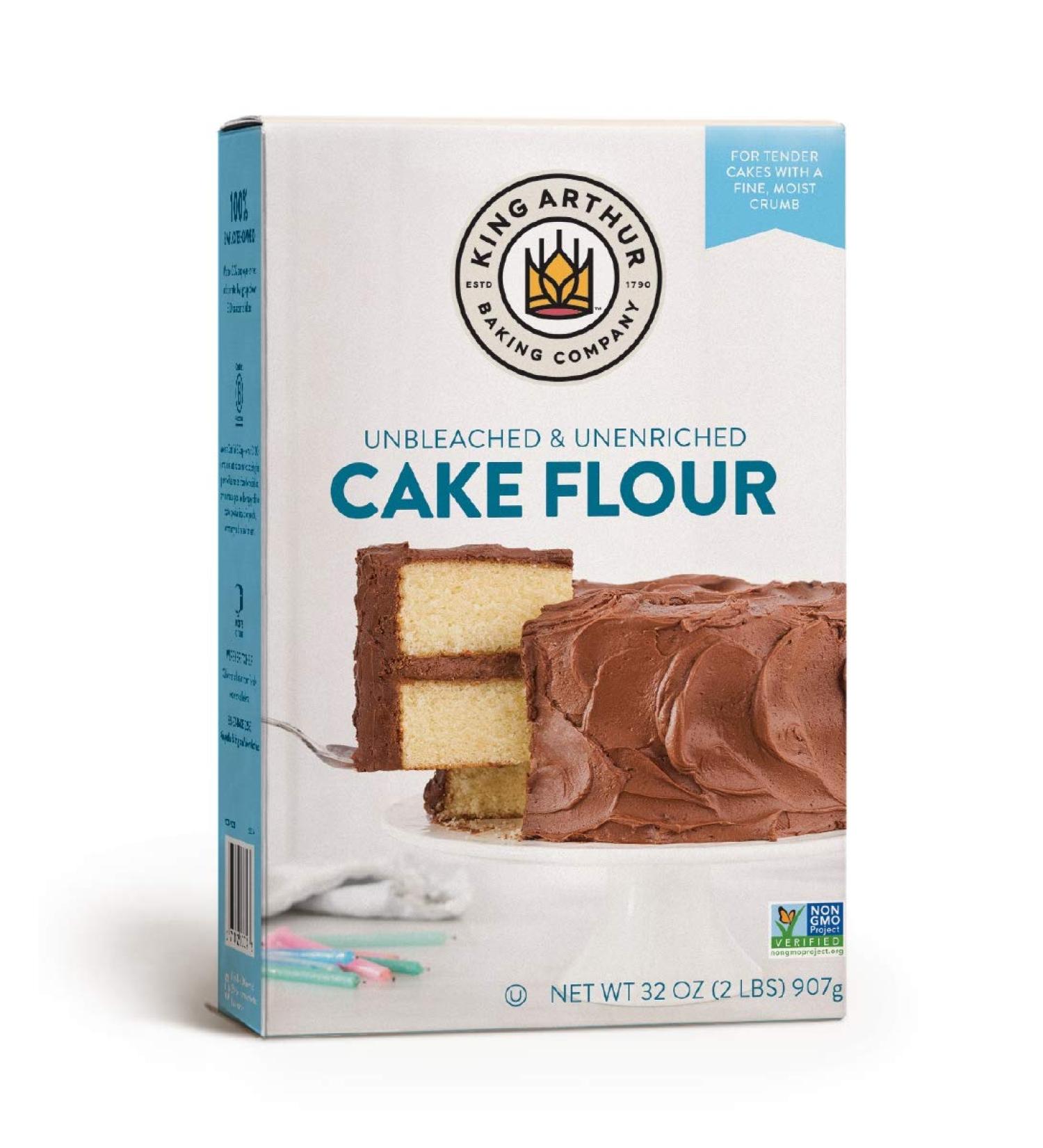 King Arthur Unbleached Cake Flour - 2 Pounds | Non-GMO & Preservative-Free - Buy Online on SooperMarket.com