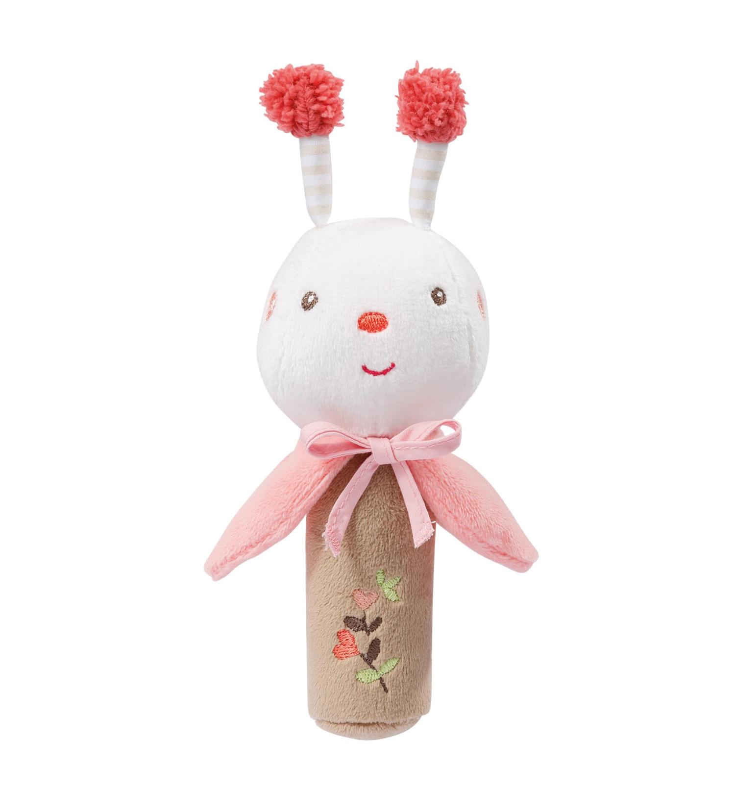 Fehn Stabgreifling Bee - Motor Skills & Sensory Baby Toy - Cuddly Squeaky Gift for 0+ Months - Buy Online on SooperMarket.com