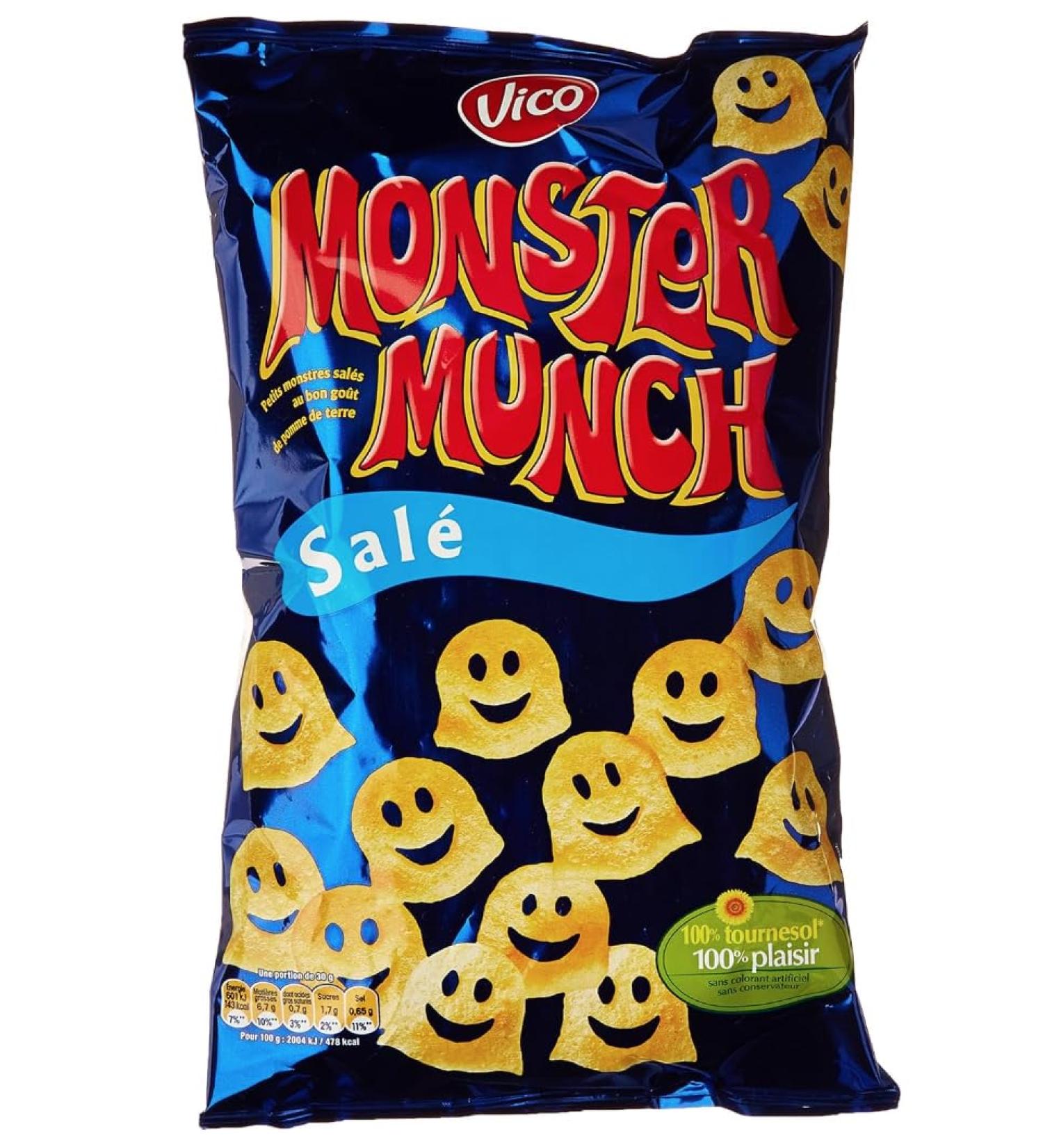 Vico Monster Munch Salted Flavour 85g - Pack of 5 - Buy Online on SooperMarket.com