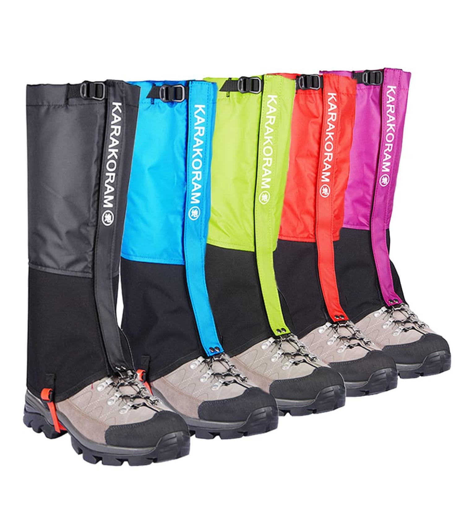 Hidewalker Waterproof Hiking Leg Guards Gaiters for Men & Women - Outdoor Hunting & Bike Accessories - Black Size M (41-43) - Buy Online on SooperMarket.com