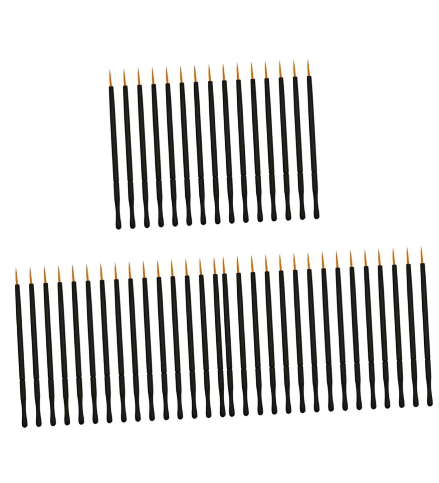 Beavorty 150 Pcs white Wand Applicator Eyeliner Liquid Eye shadow brush gel eyeliner brush - Buy Online on SooperMarket.com