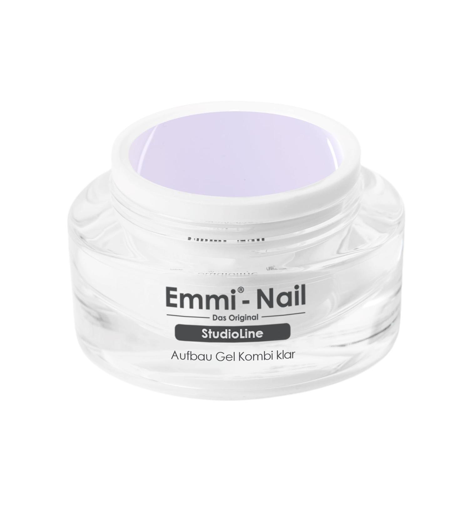 Emmi Nail Studioline Setup-Gel Kombi Clear | LED UV BauGel for Geln gel | Natural Nail Reinforcement | Medium Viscosity & Self-Smoothing | 30ml (1 Pack) - Shop Now! - Buy Online on SooperMarket.com