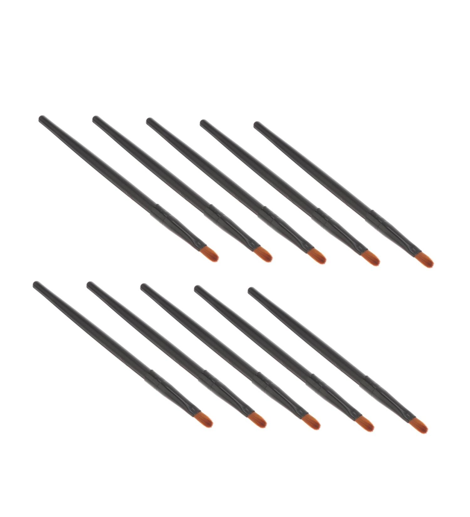 Baluue 30 Pcs Nose Shadow Brush Liquid Makeup Eye Make up Tool Liquid Blush Brush Artificial Fiber Black 13x0.8cmx3pcs Blackx3pcs - Buy Online on SooperMarket.com