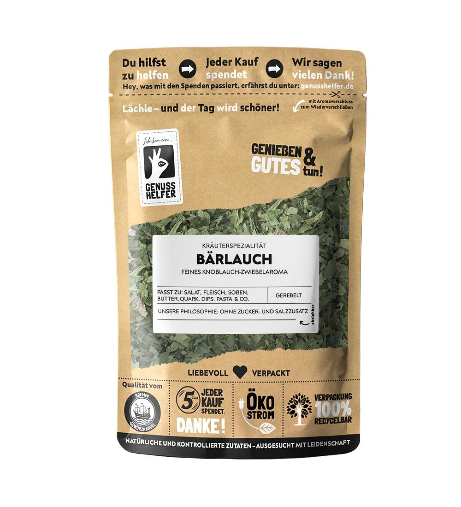Buy Bremer Gew rzhandel Shredded Wild Garlic - 40g | Perfect for Delicious Pesto | Dried Wild Garlic - International Shipping - Buy Online on SooperMarket.com