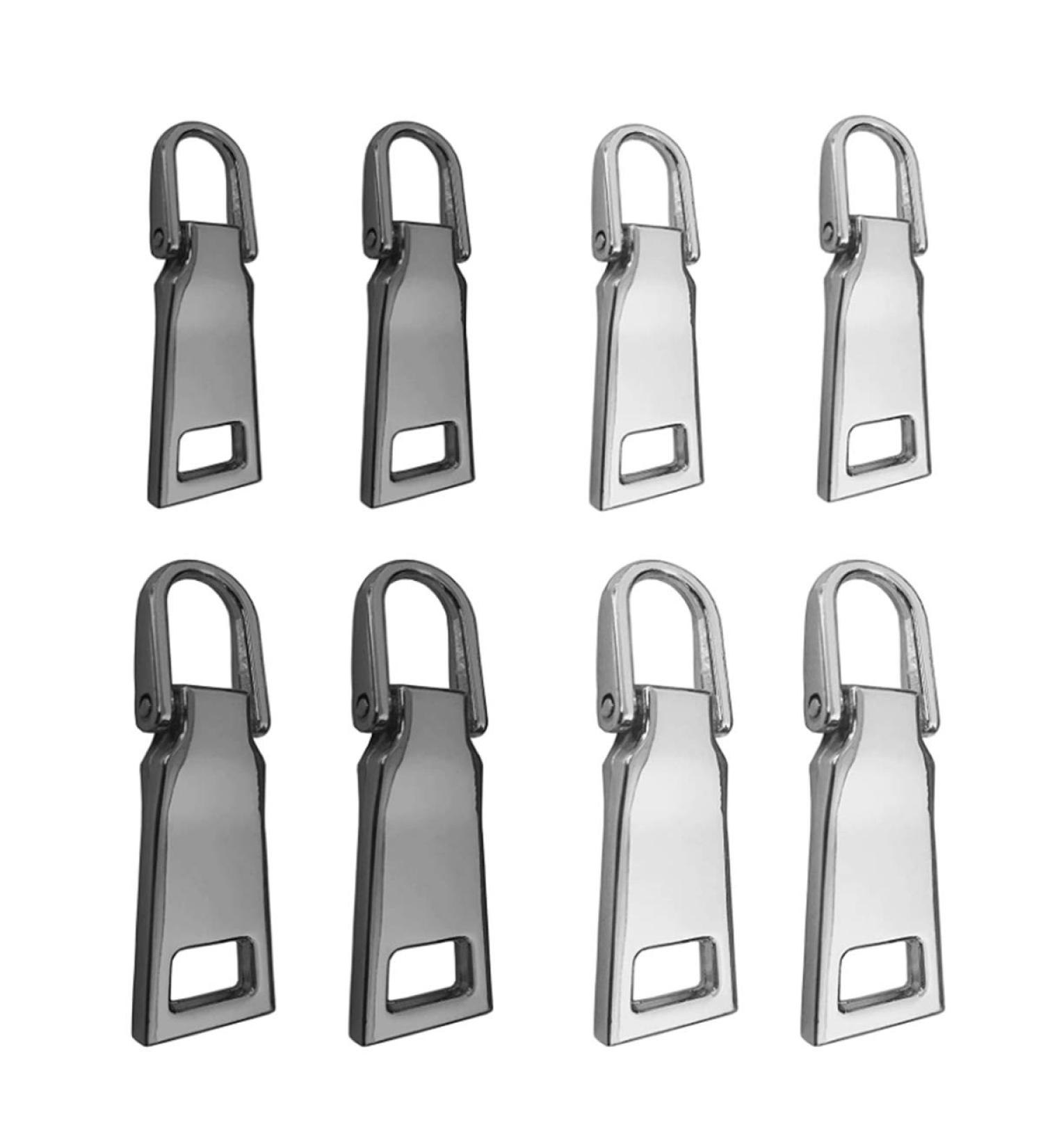 Metal Zipper Pull Replacement - Black Zipper Handle Fixer for Luggage, Suitcase, Backpack, Jacket, Bags, Coat, Boots - Buy Online on SooperMarket.com