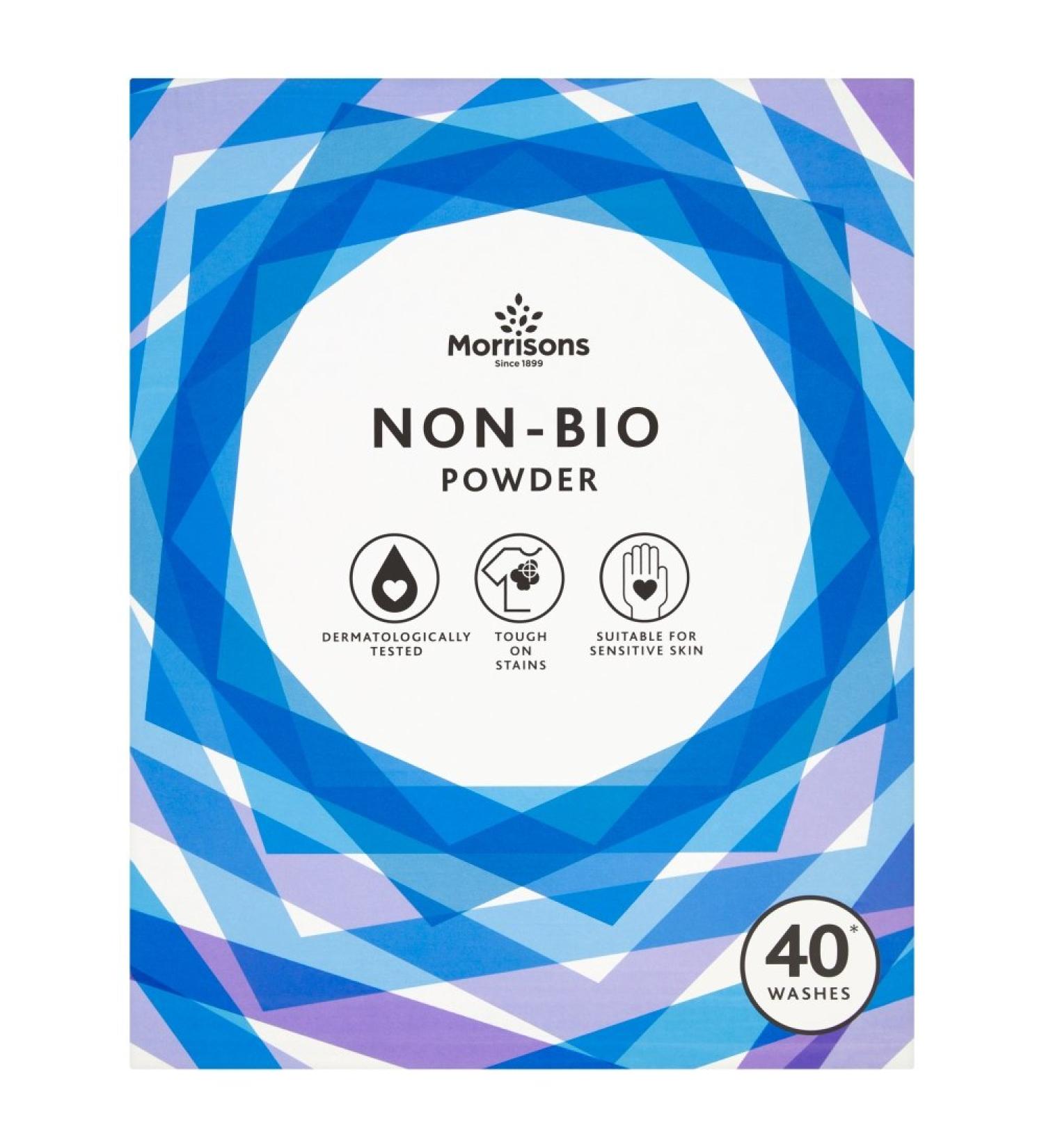 Morrisons Non Bio Laundry Powder 2.6kg - Buy Online on SooperMarket.com