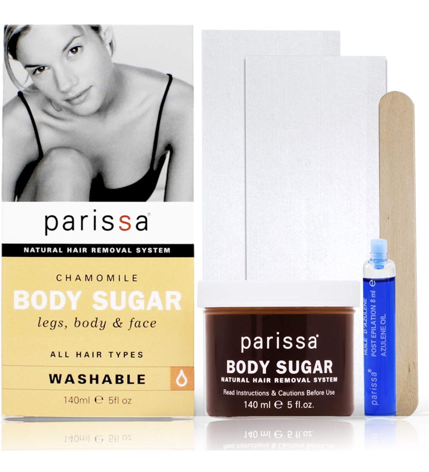 Parissa Chamomile Body Sugar Hair Remover - 5oz Natural System for Smooth Skin - Buy Online on SooperMarket.com