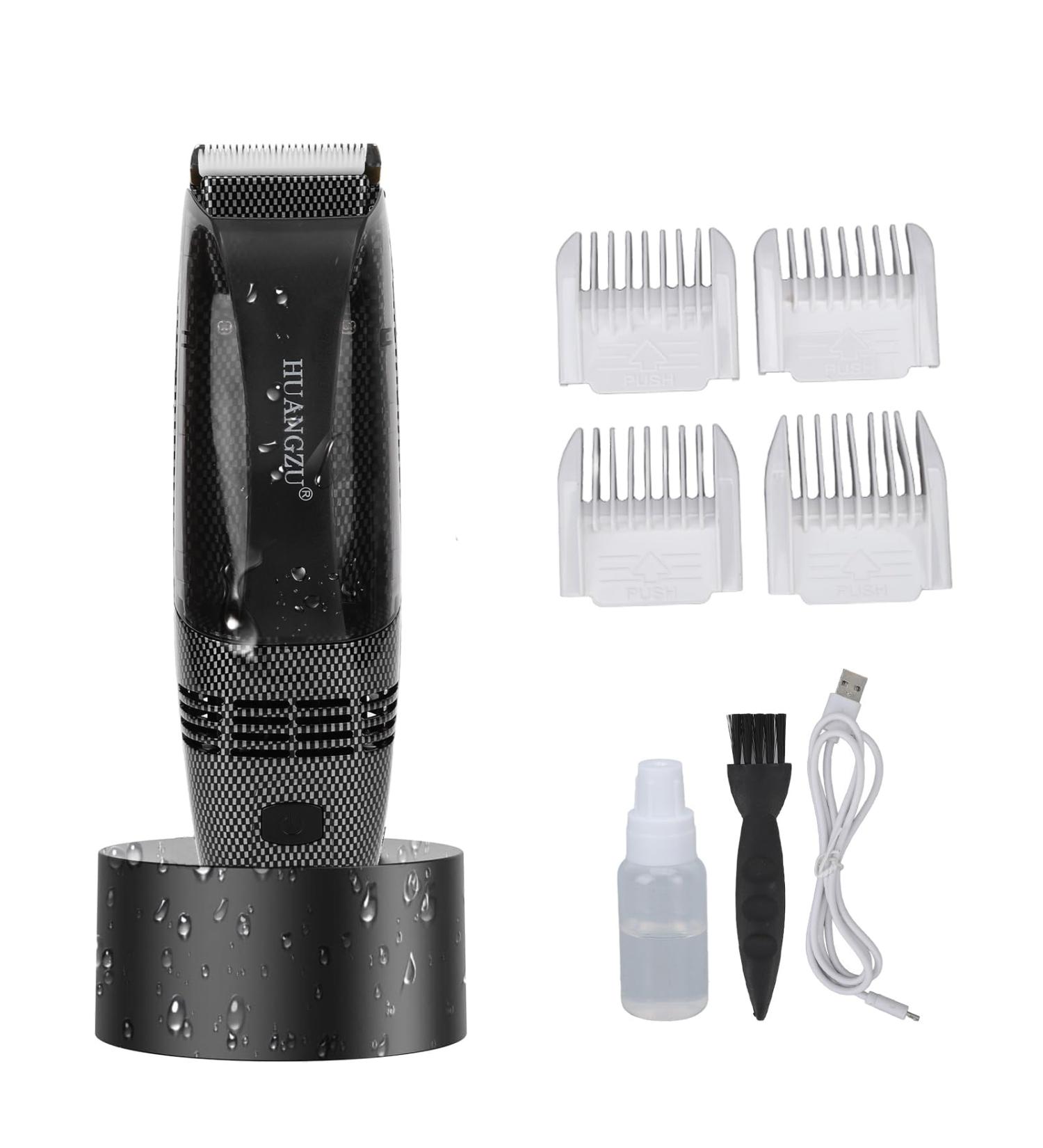 Yunir Electric Hair Trimmer - Cordless USB Charging Clipper with Comb & Cleaning Brush for Grooming | International Shipping Available - Buy Online on SooperMarket.com