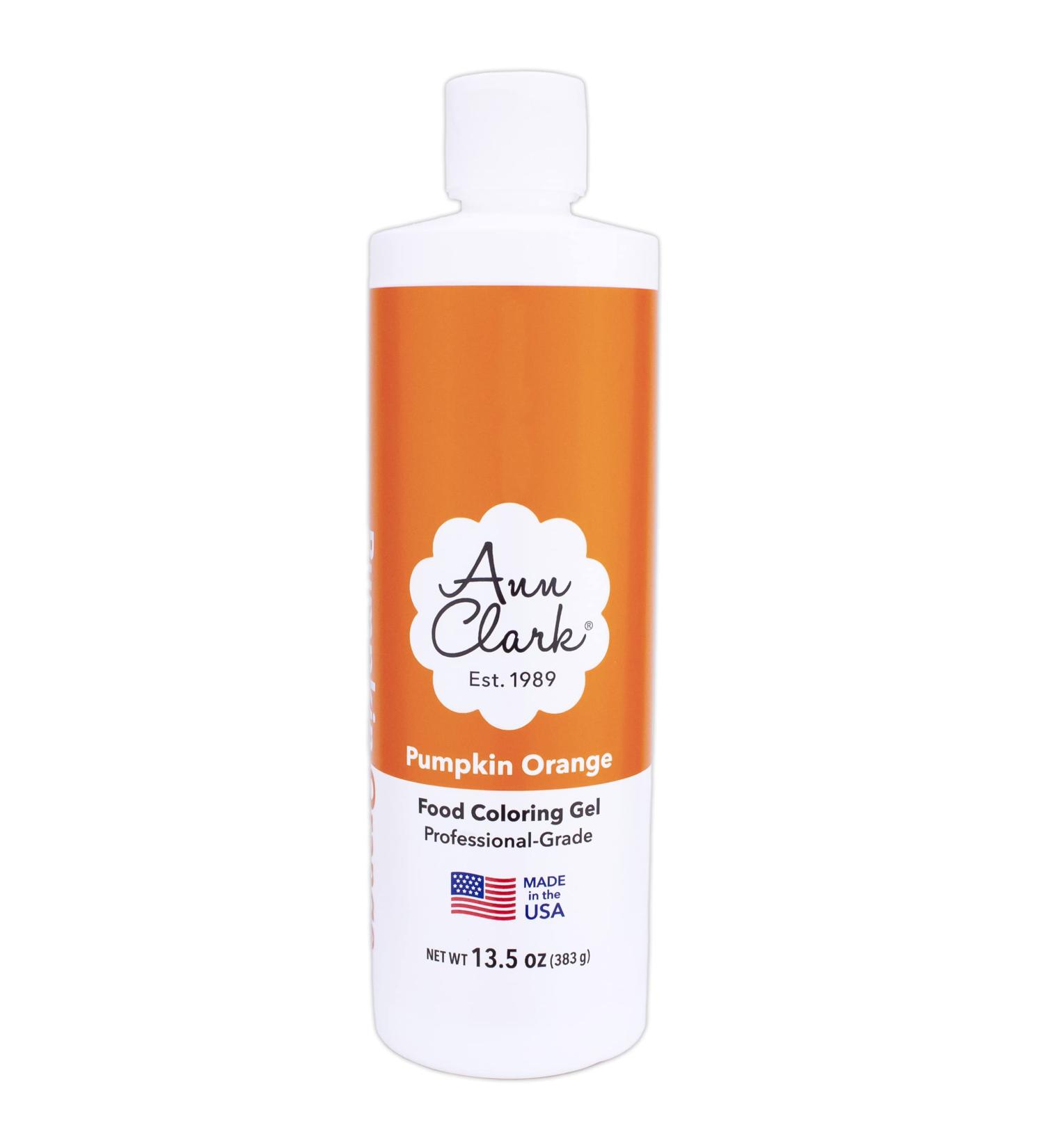 Ann Clark Pumpkin Orange Food Coloring Gel Extra Large 13.5 oz Professional Grade Made in USA - Buy Online on SooperMarket.com