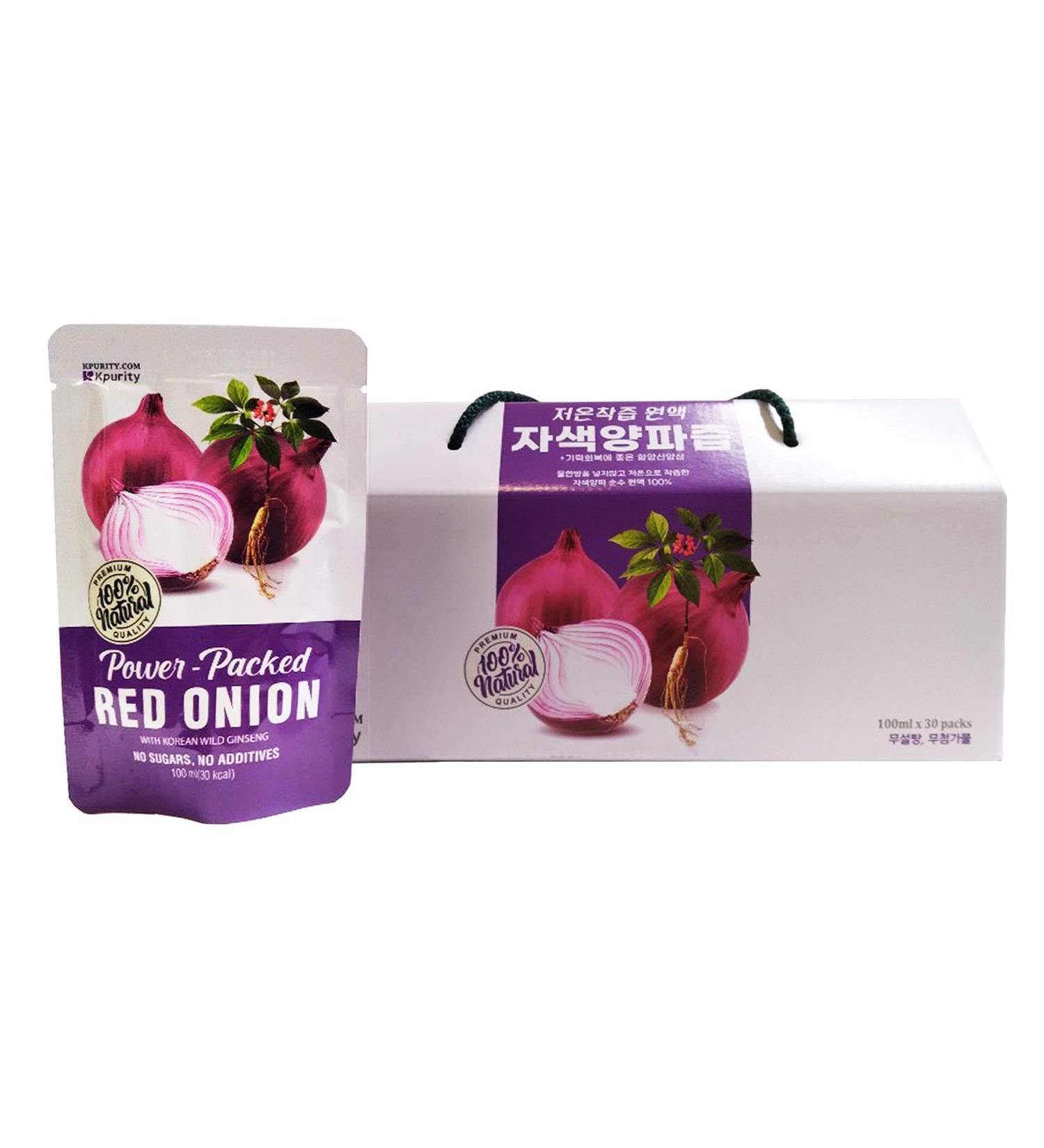 Hamyang Red Onion Extract Juice - 100% Organic Antioxidant for Digestive Health, Blood Sugar, and Healthy Heart - Buy Online on SooperMarket.com