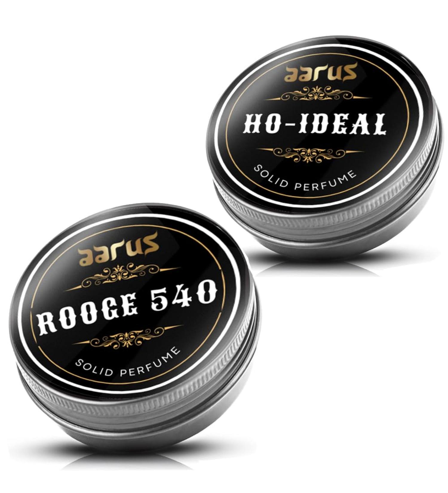 BlueQueen Solid Perfume with Cedar Wood Clary Sage Vetiver Sandalwood Cologne Balm for Men And Women Cologne Balm/ 2 PCS Rooge 540 And Ho Ideal Solid Perfume - Buy Online on SooperMarket.com