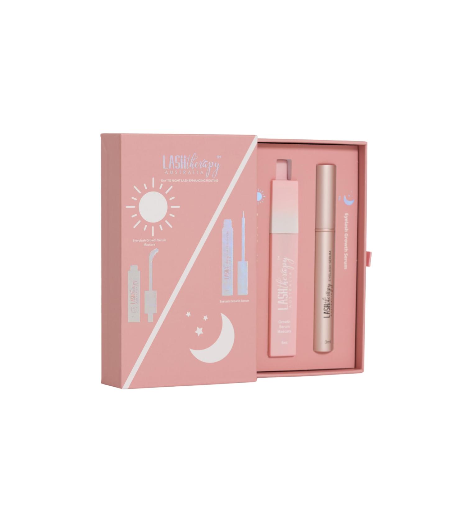 Lash Therapy Australia Day to Night Bundle | Eyelash Growth Serum & Waterproof Mascara | Cruelty-Free Lashes for Volume & Length - Buy Online on SooperMarket.com
